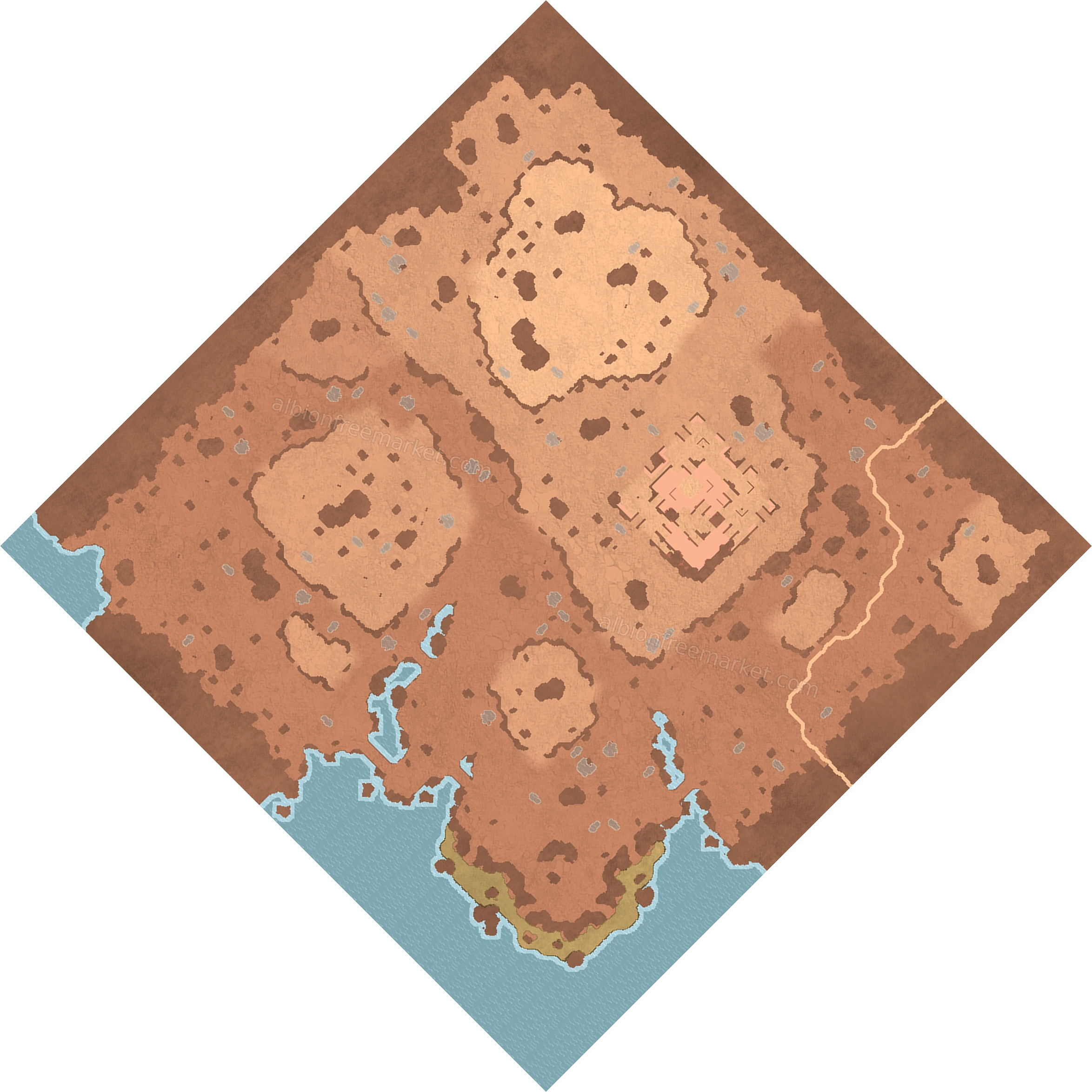 Farshore Cape Albion Online map