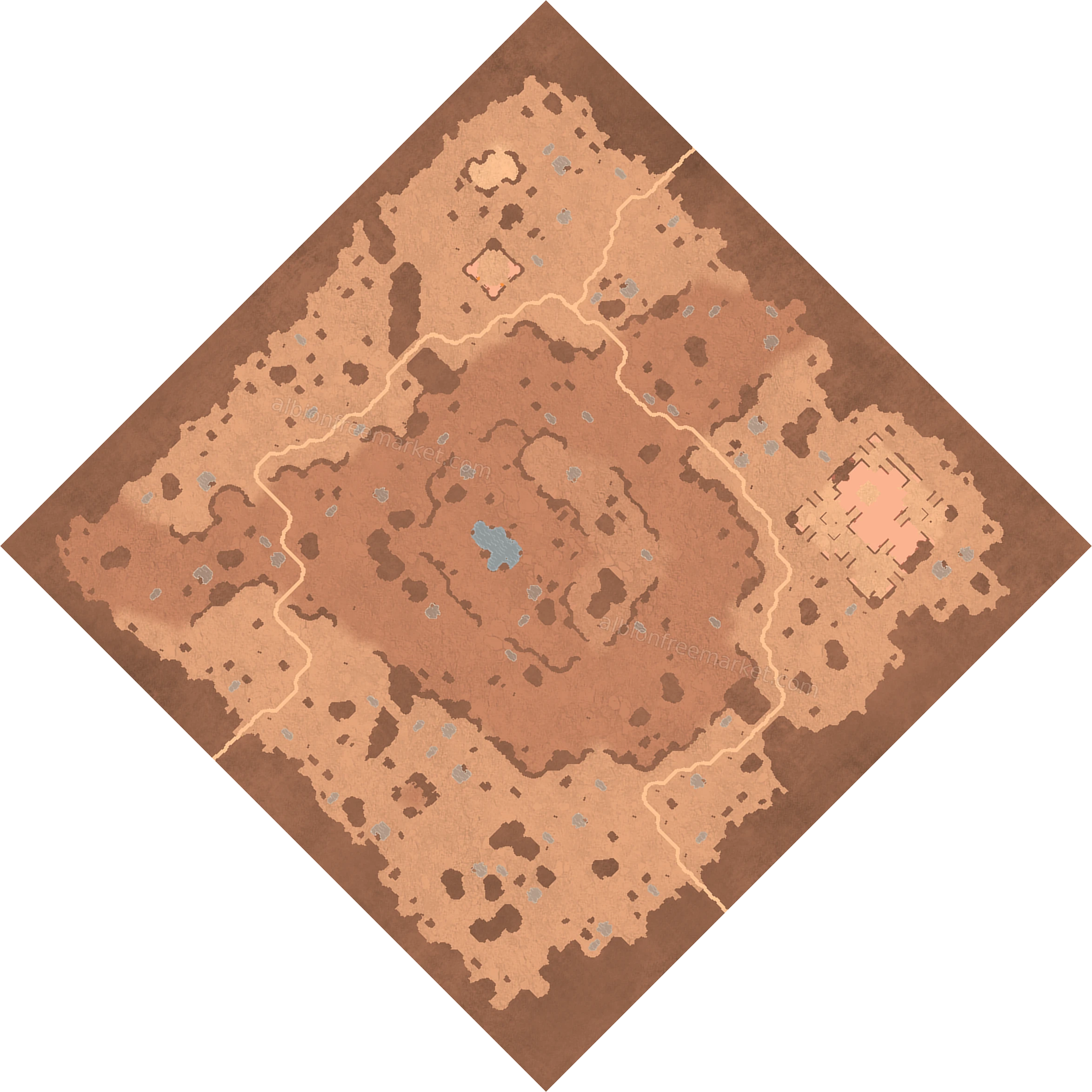 Sunfang Dawn Albion Online map