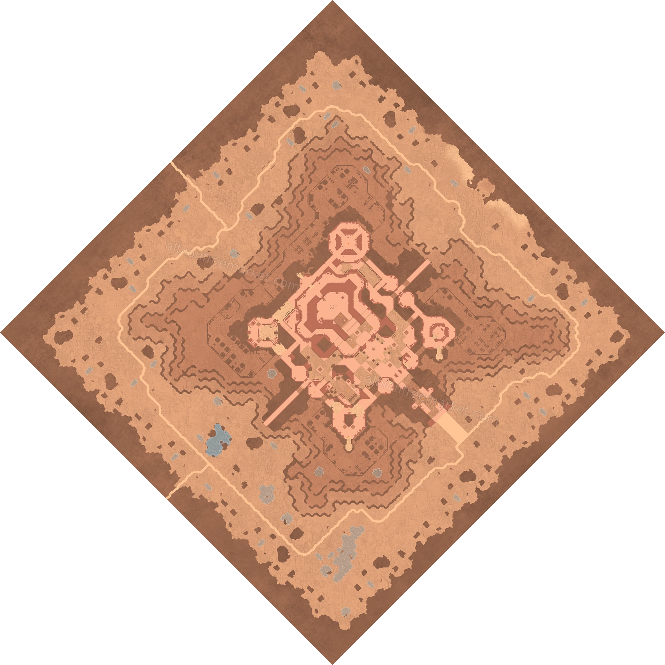 Daemonium Keep Albion Online map