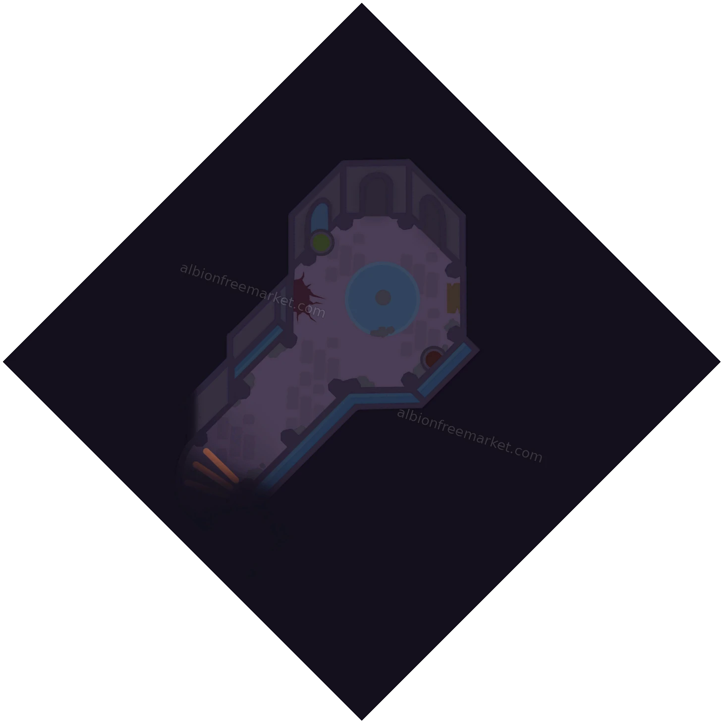 Antiquarian's Den Albion Online map