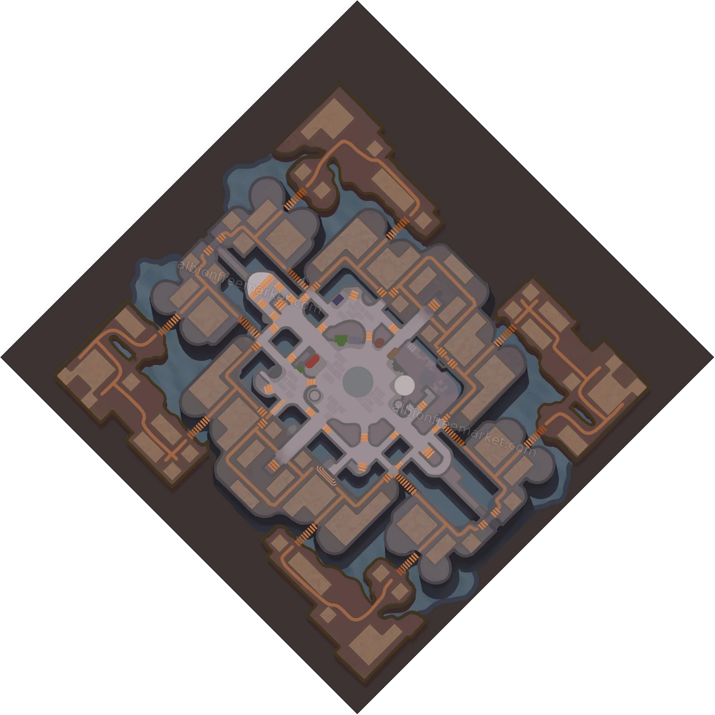 Black Market (Caerleon) Albion Online map