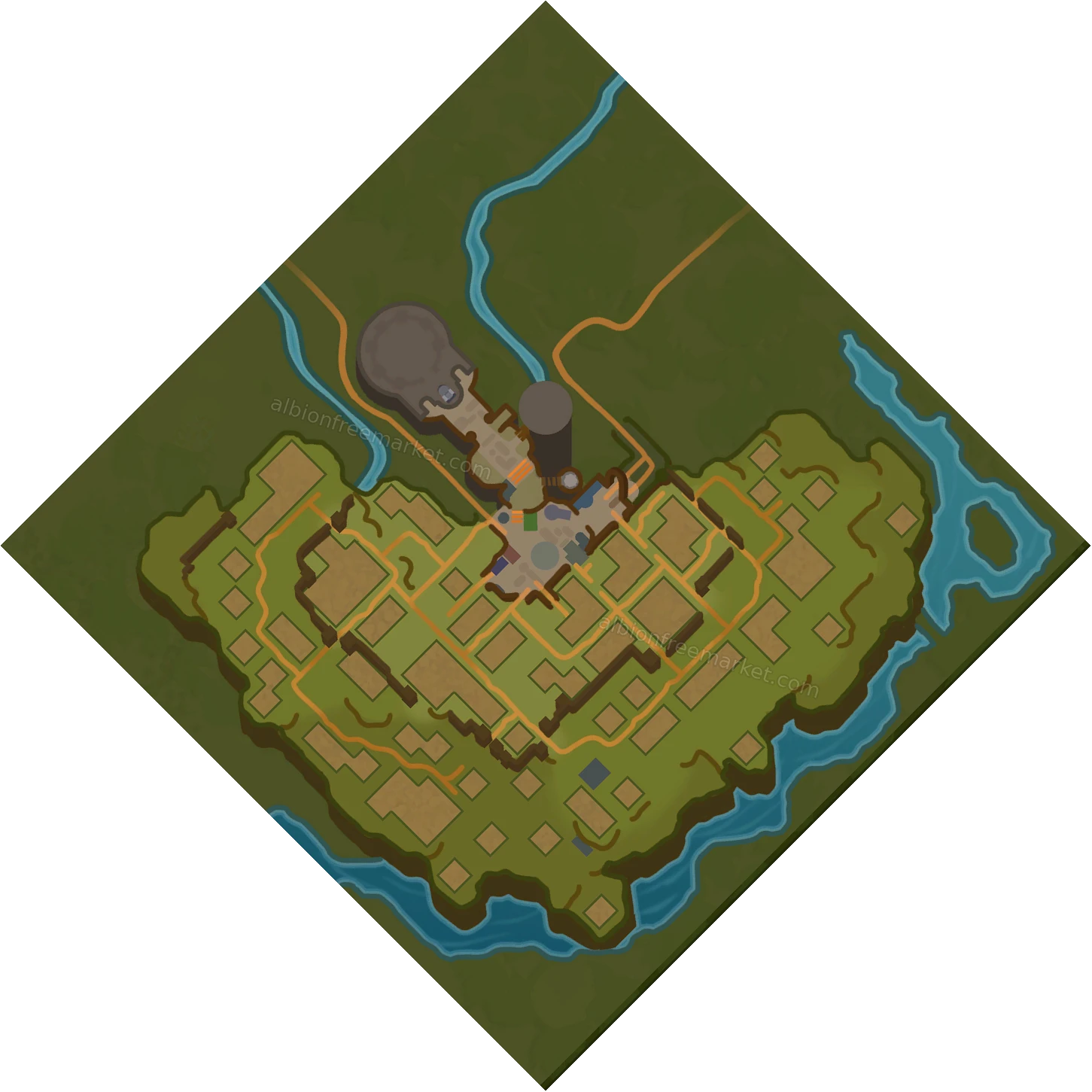 Martlock Albion Online map