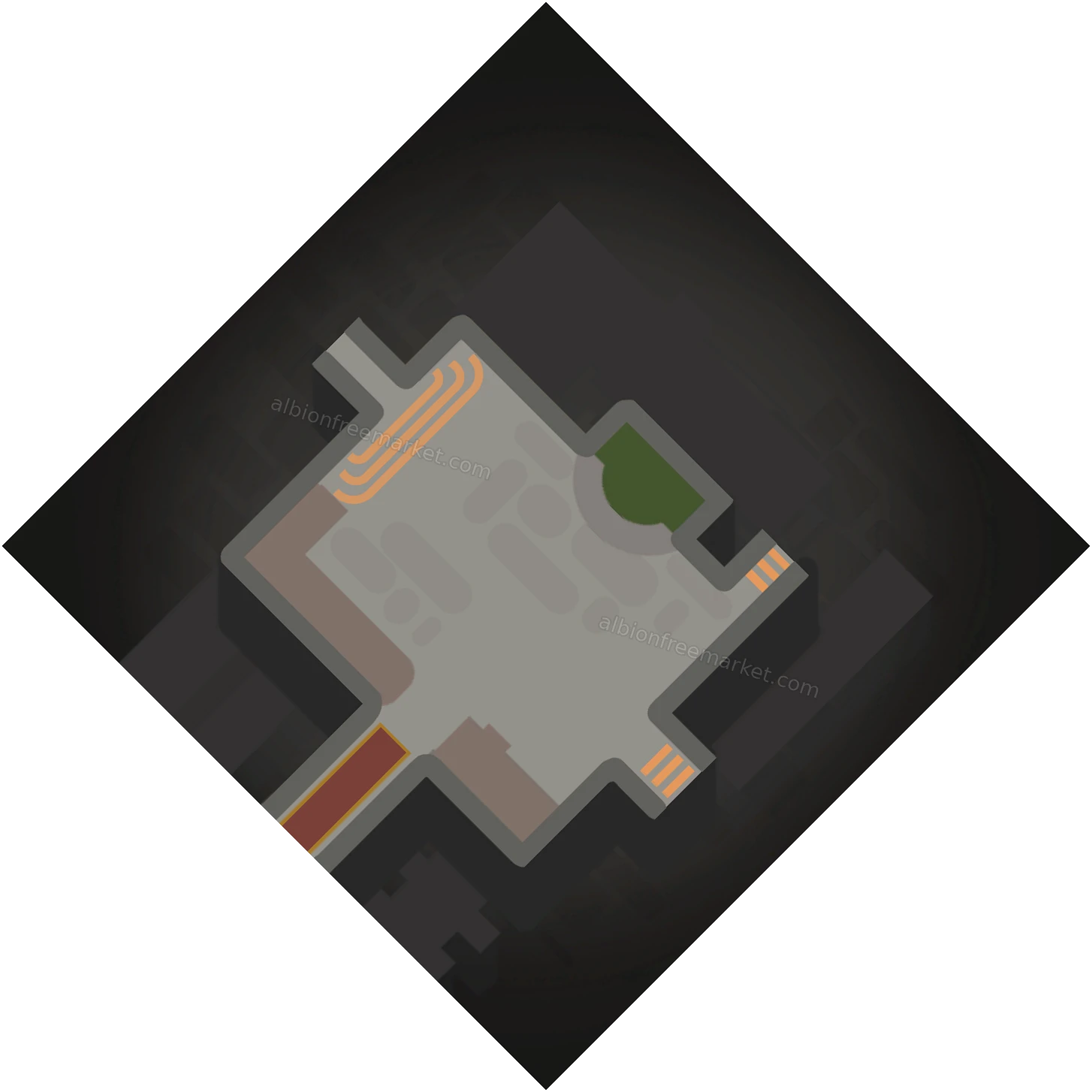 Caerleon Market Albion Online map