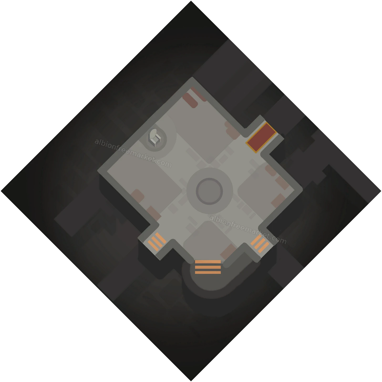 Bank of Caerleon Albion Online map