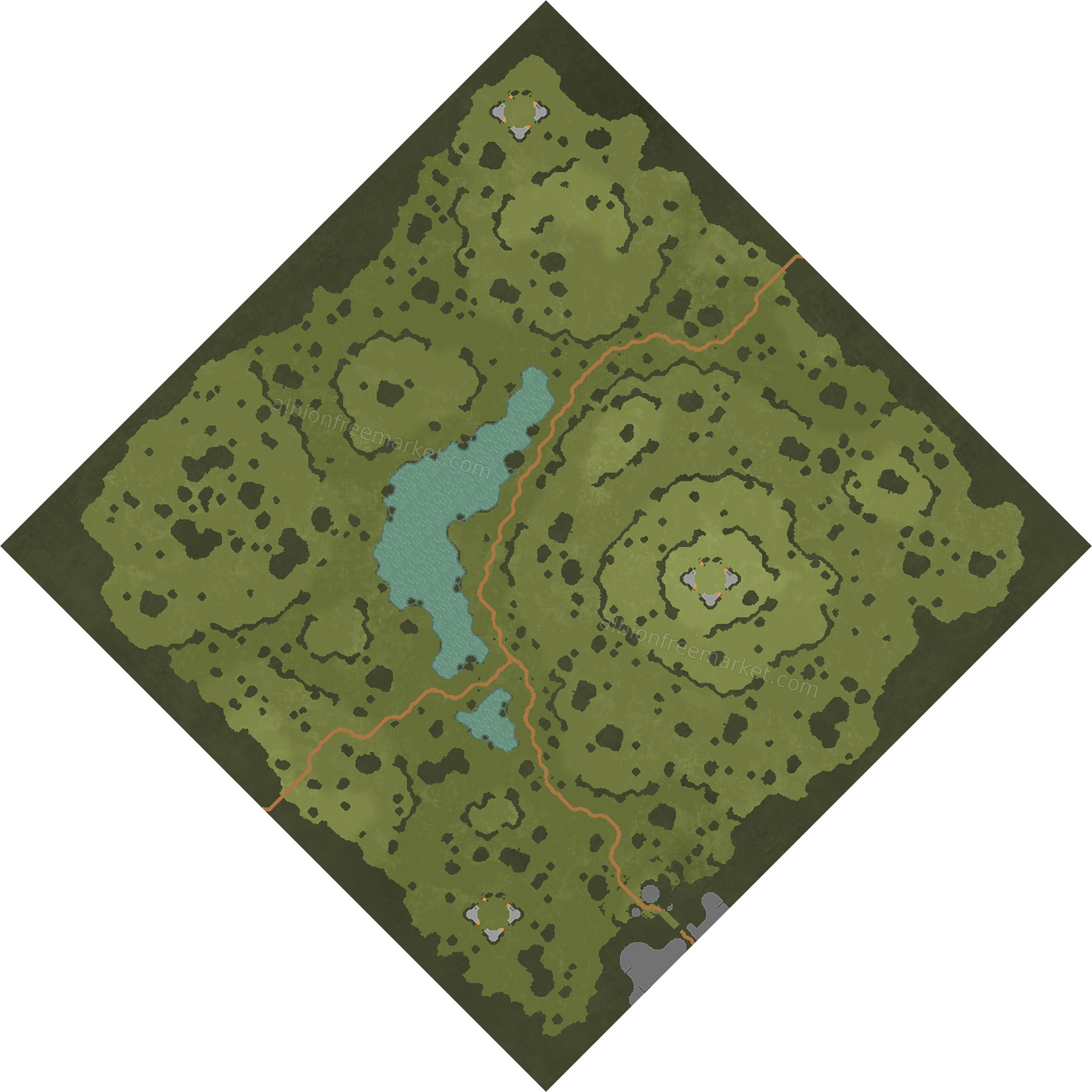 Birken Fell Albion Online map