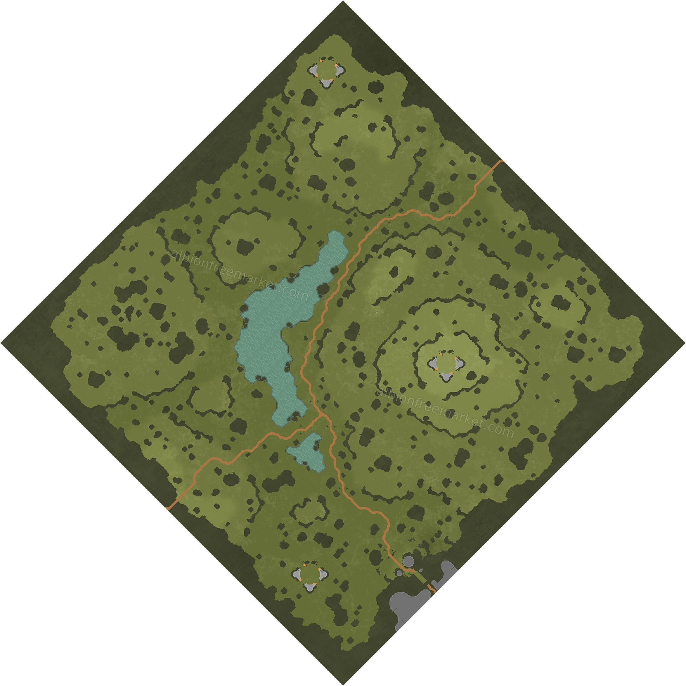 Birken Fell Albion Online map