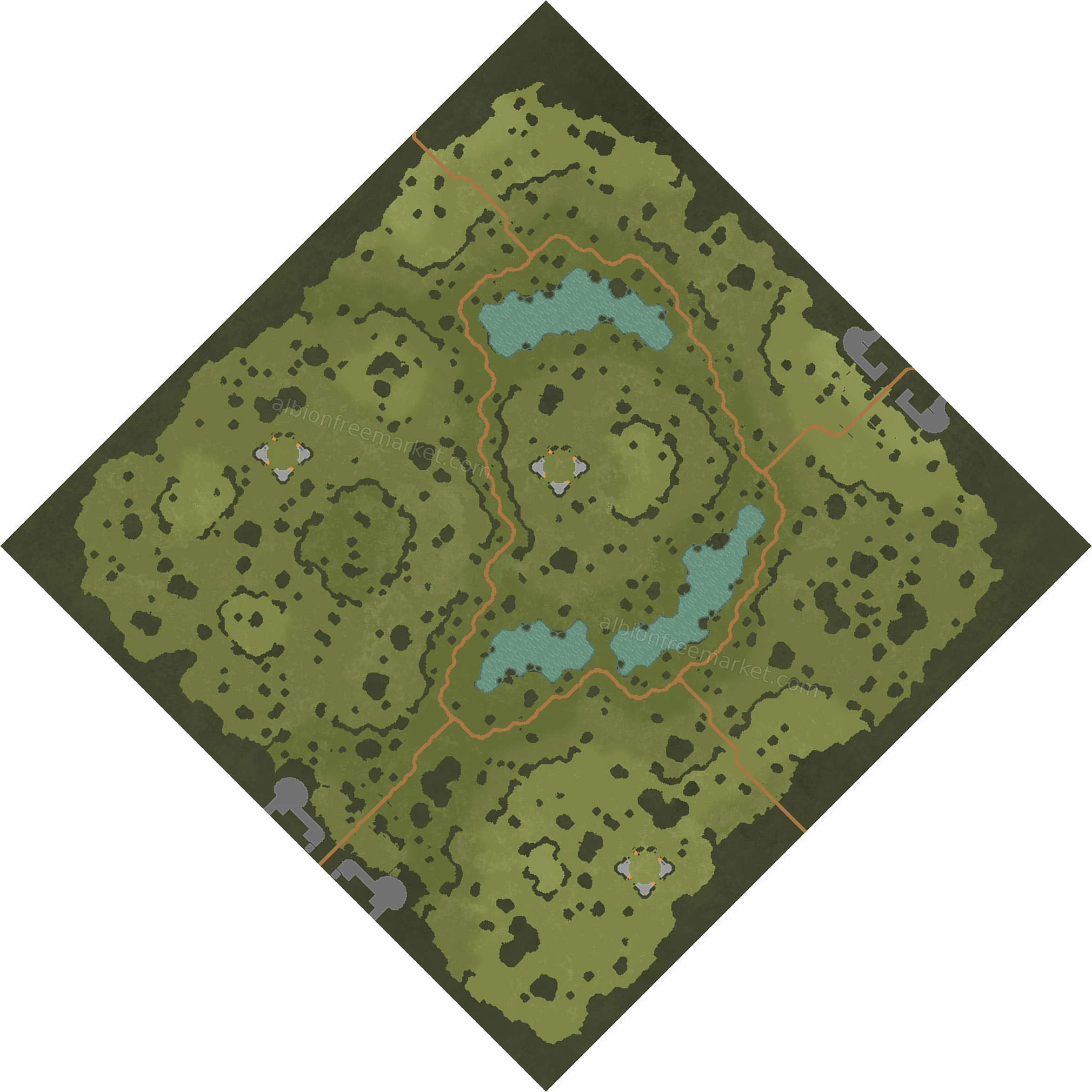 Eldon Hill Albion Online map
