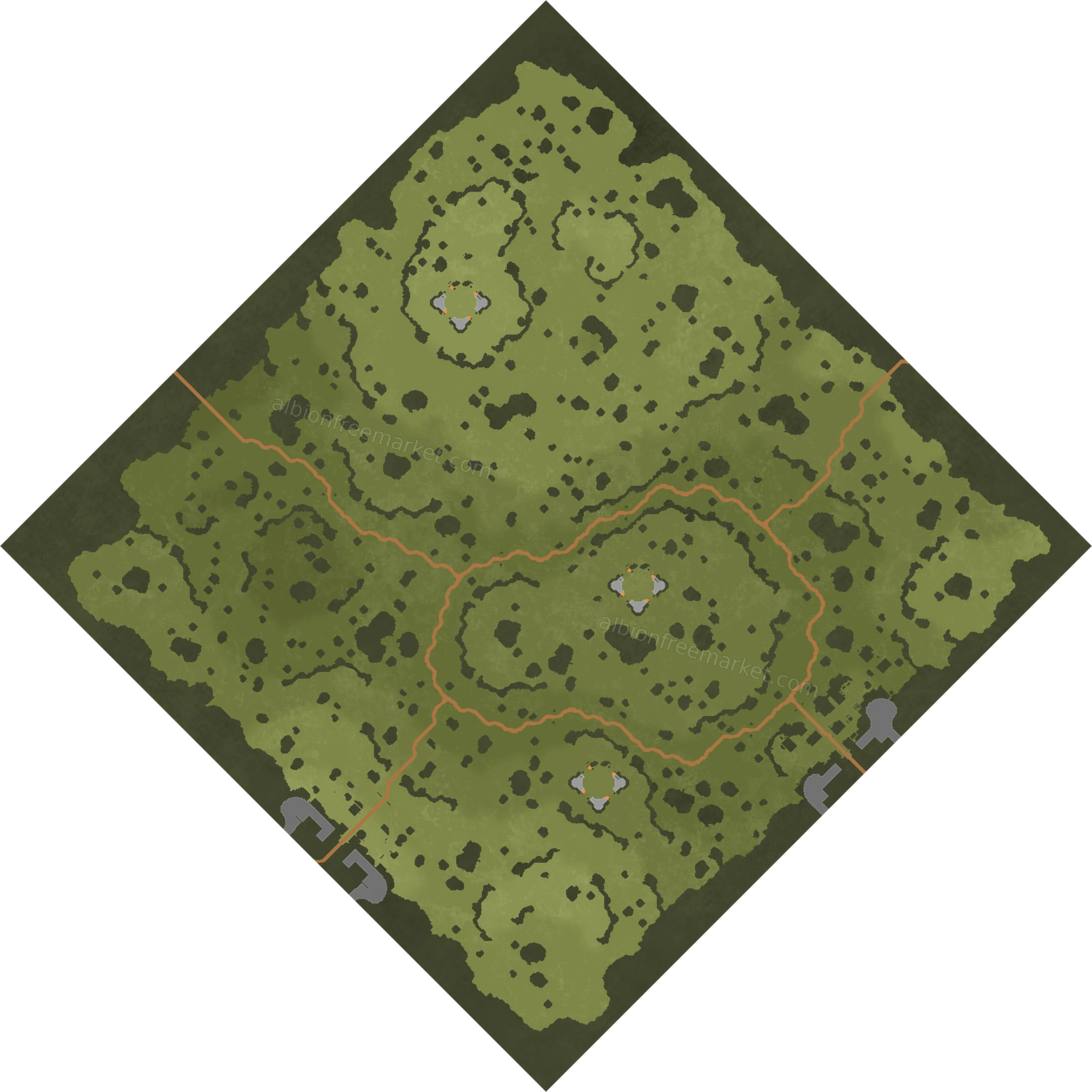 Haytor Albion Online map