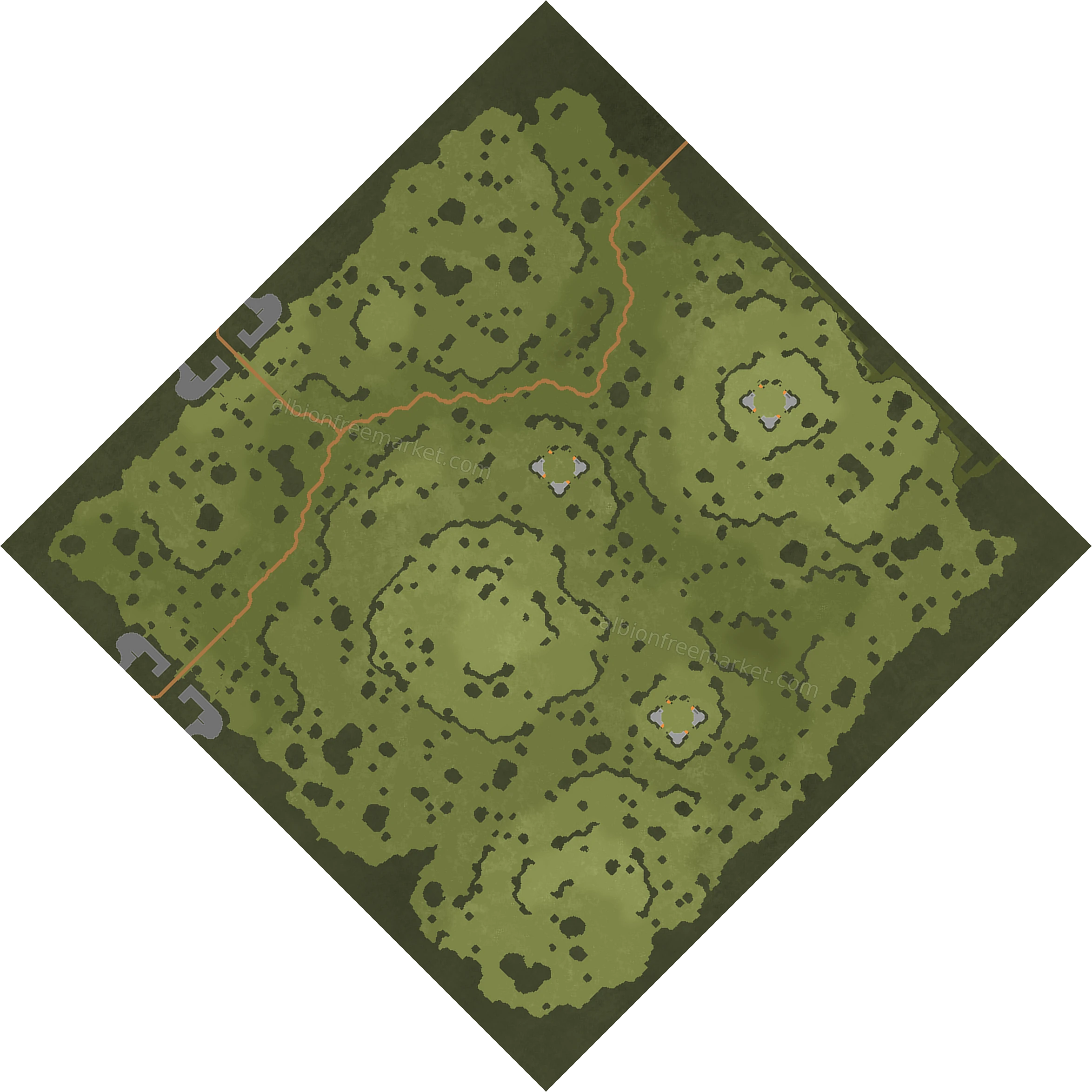Bowscale Fell Albion Online map