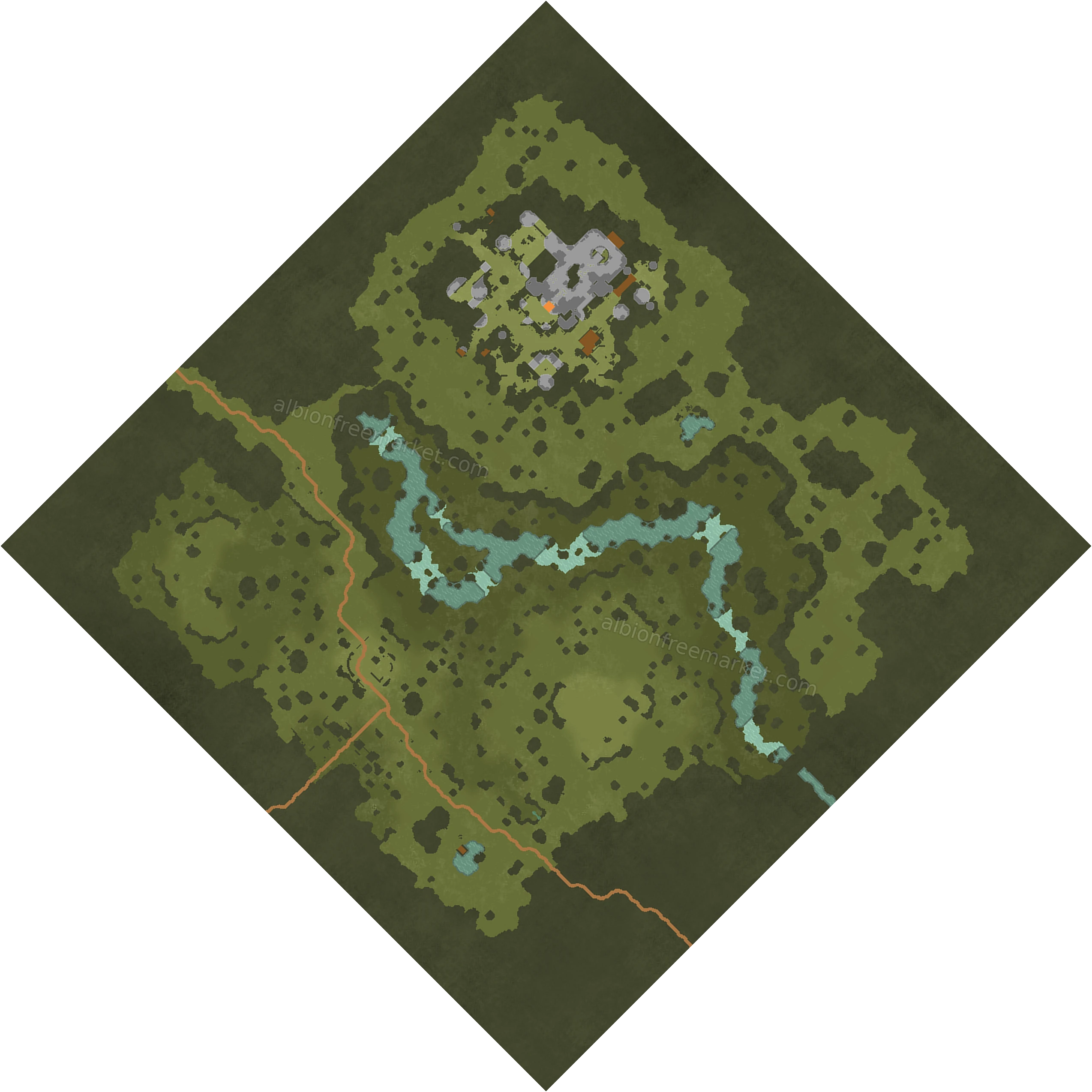 Brent Knoll Albion Online map