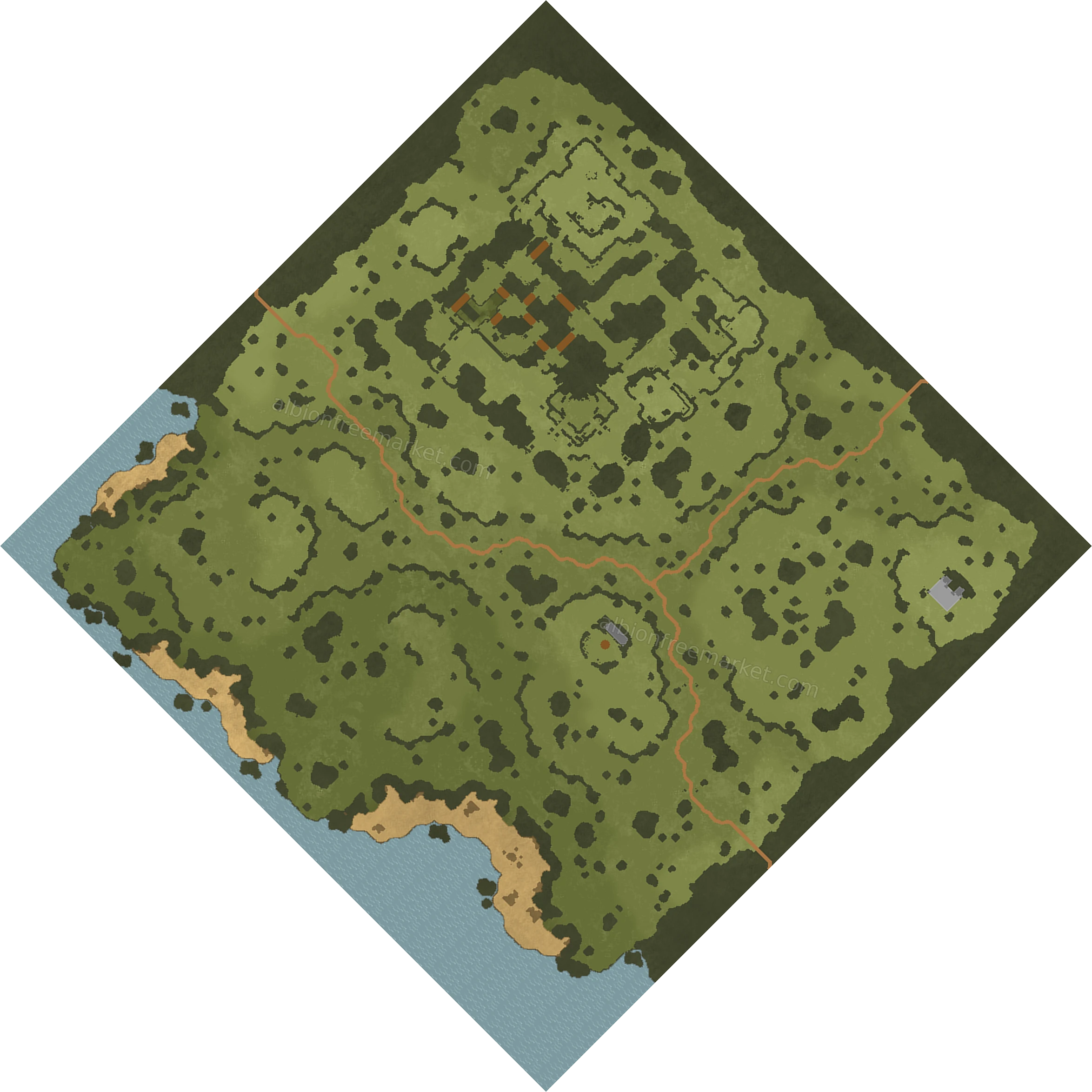 Saddle Tor Albion Online map