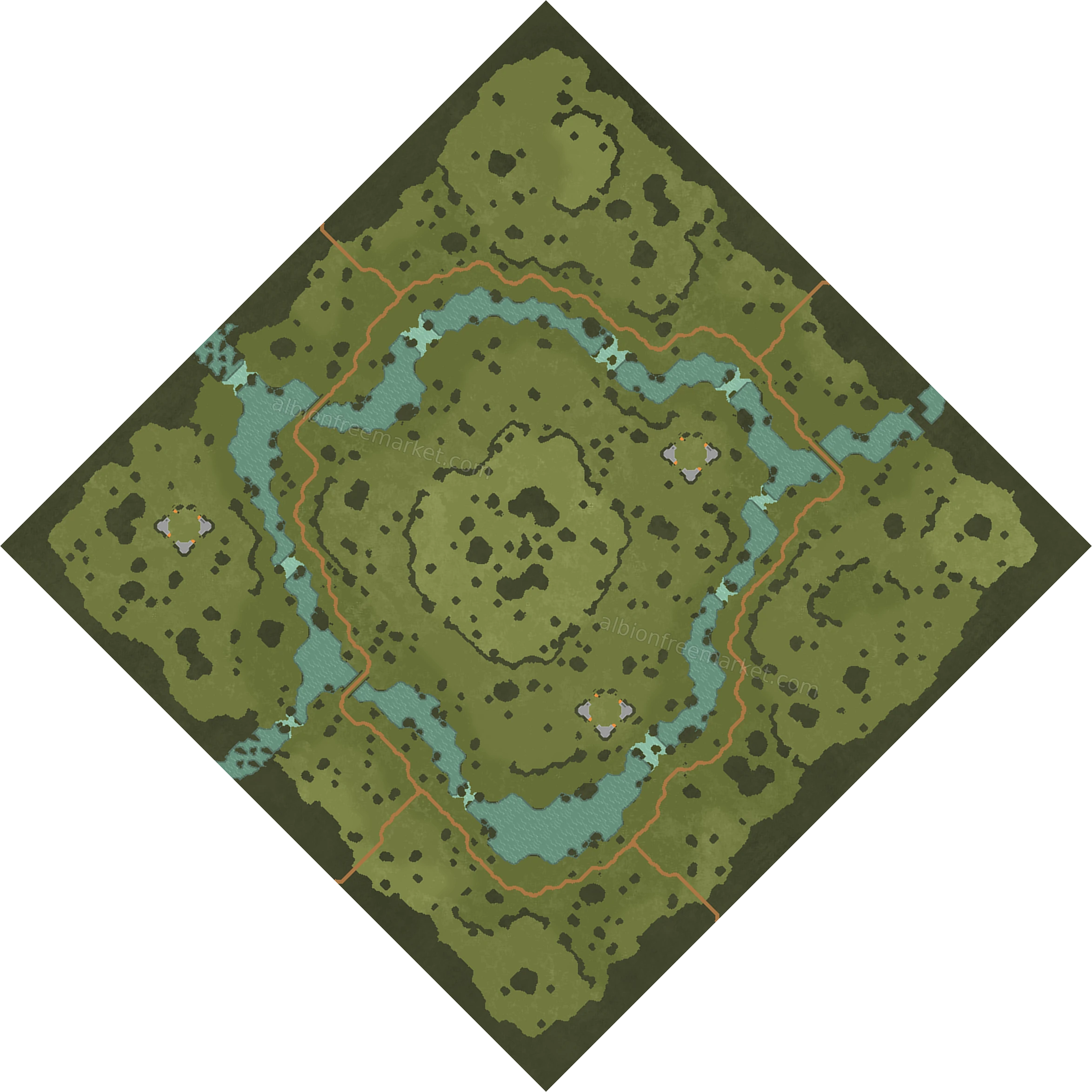 Croker Hill Albion Online map
