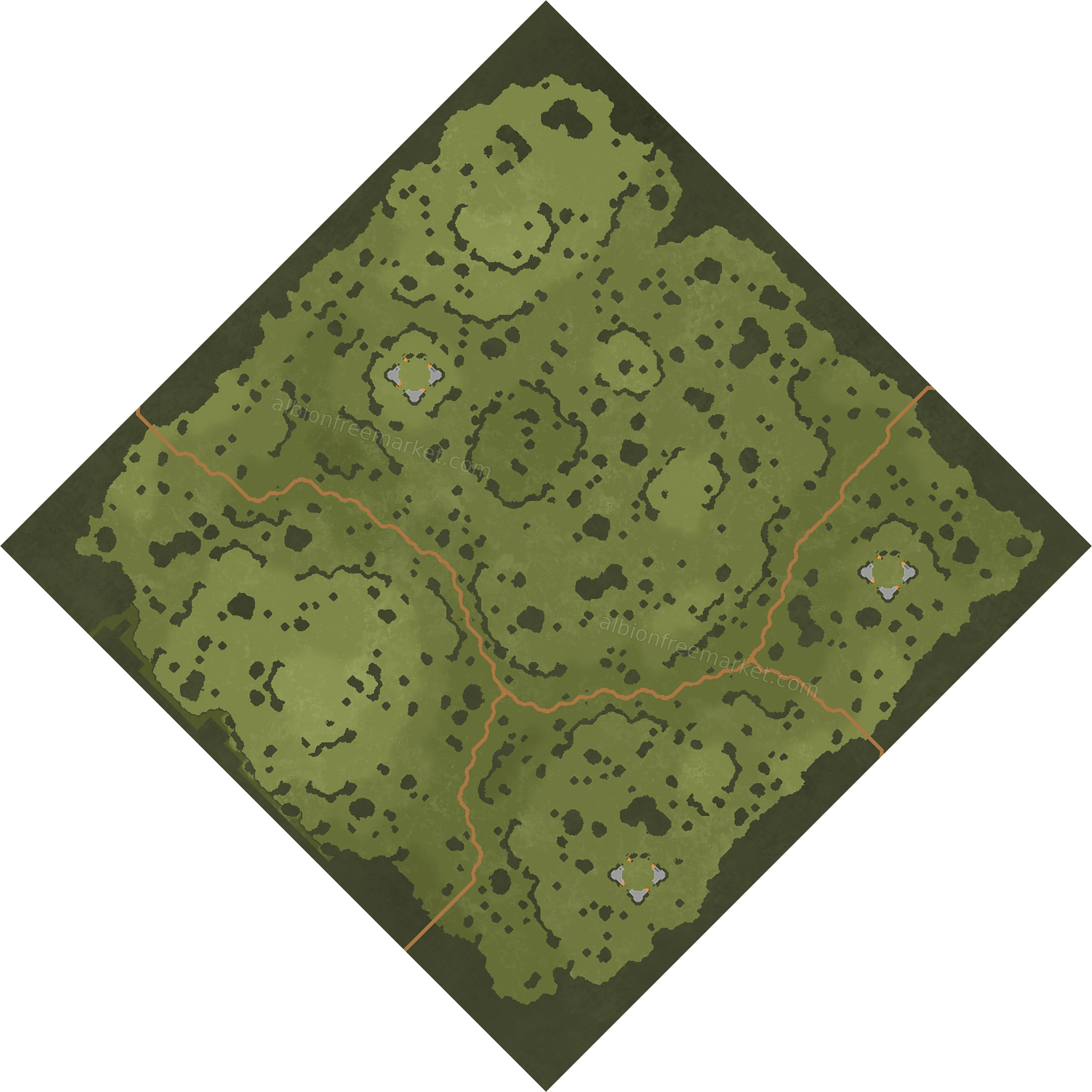 Haldon Tor Albion Online map