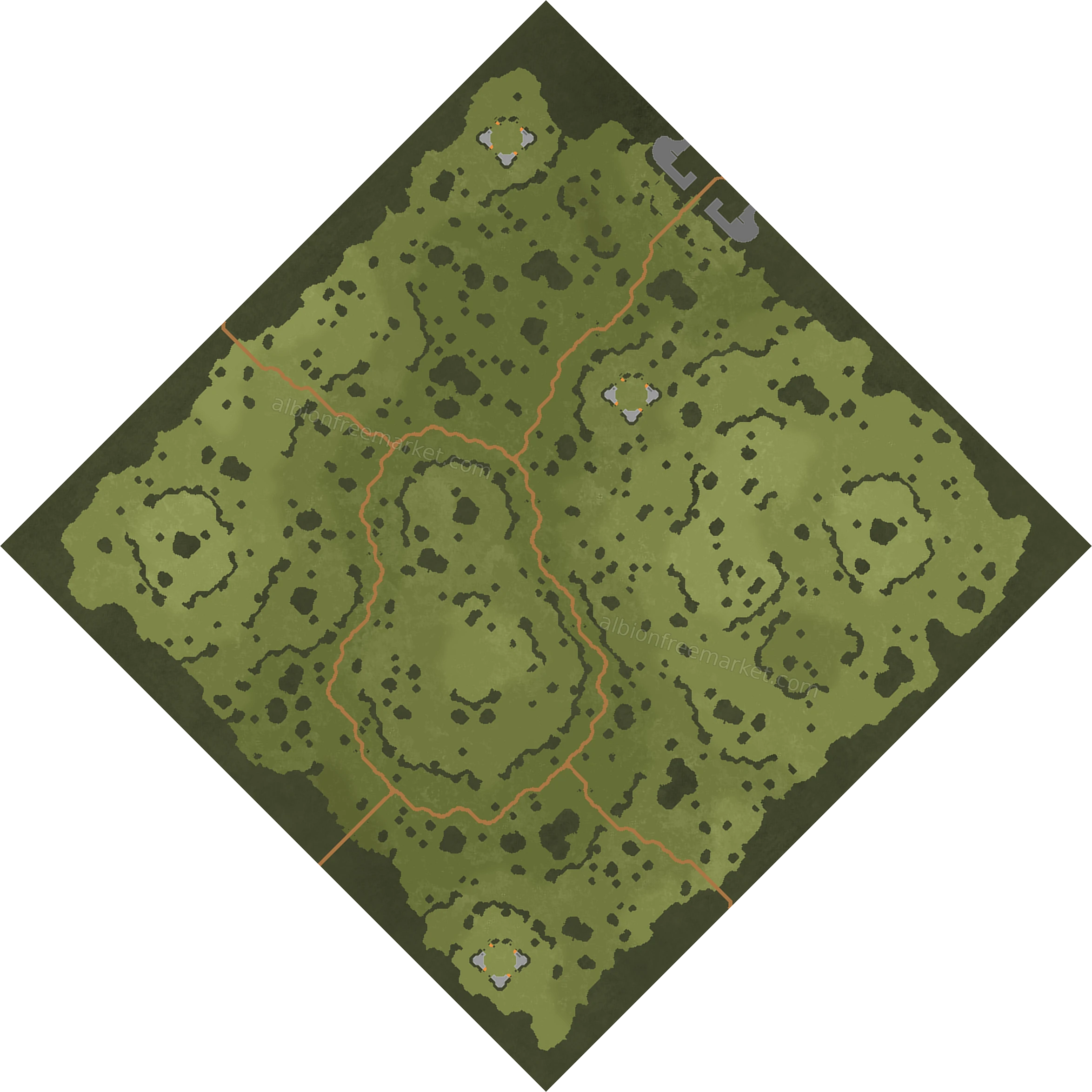Carns Hill Albion Online map