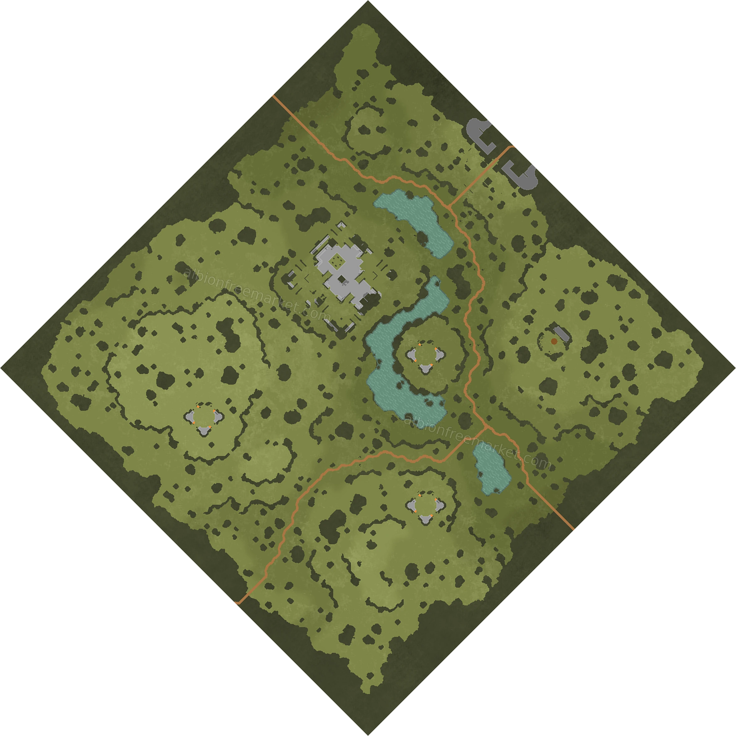 Adrens Hill Albion Online map