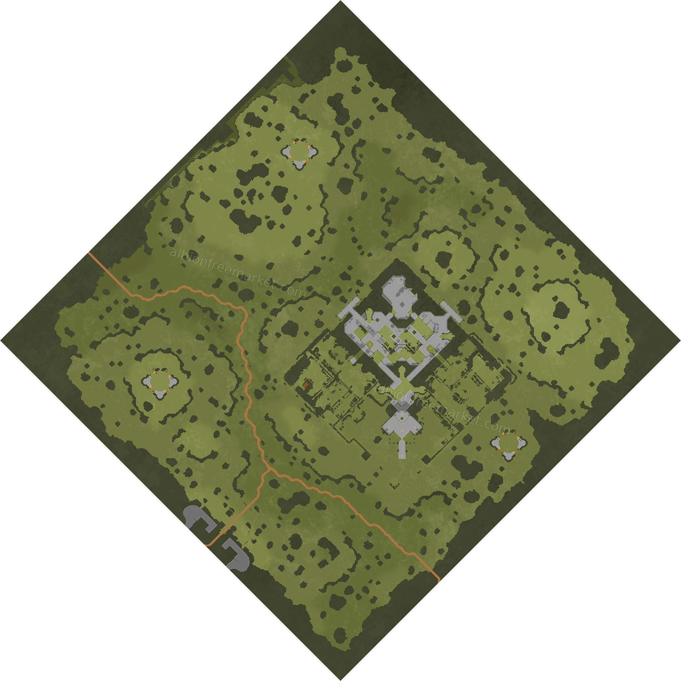 Garrow Fell Albion Online map