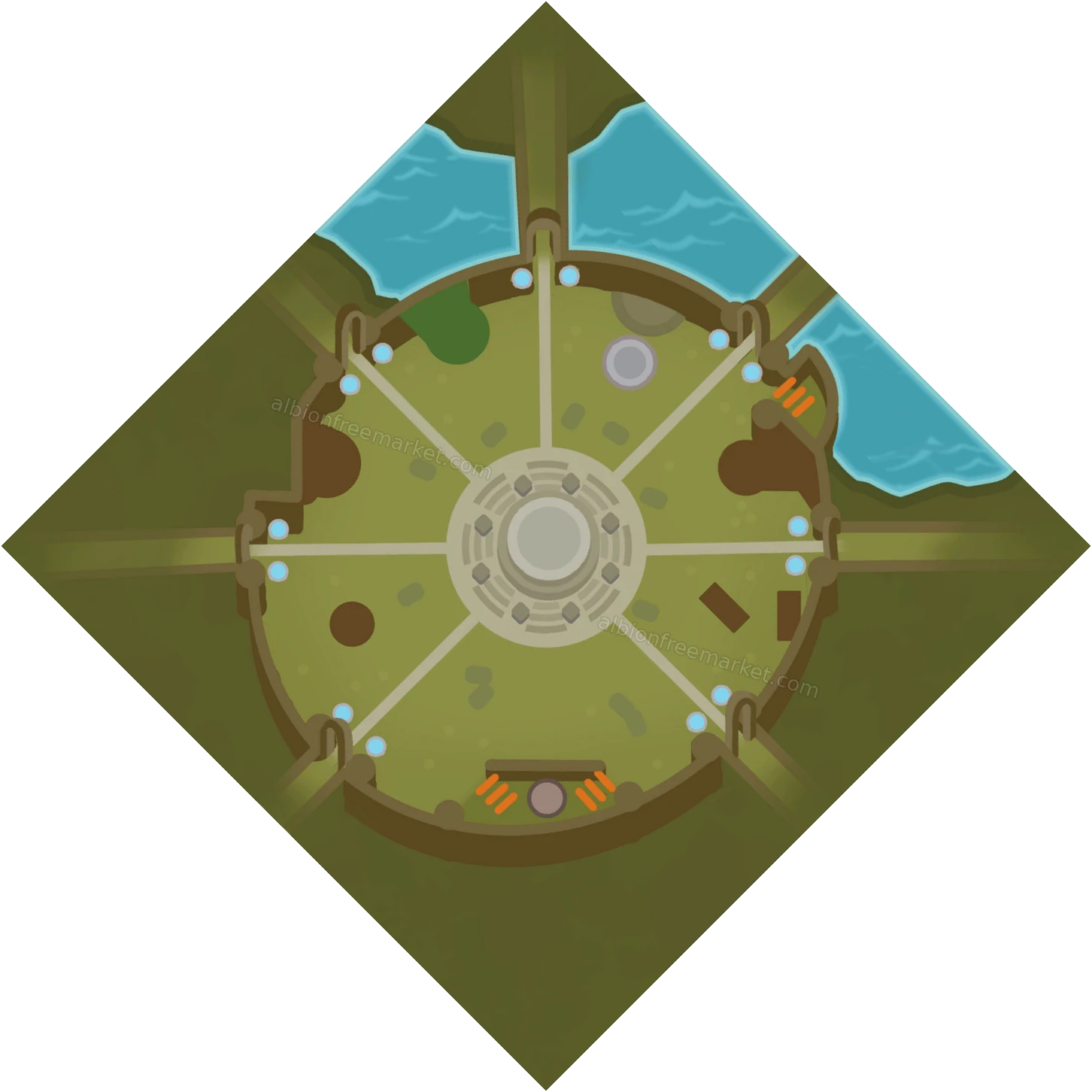 Martlock Portal Albion Online map