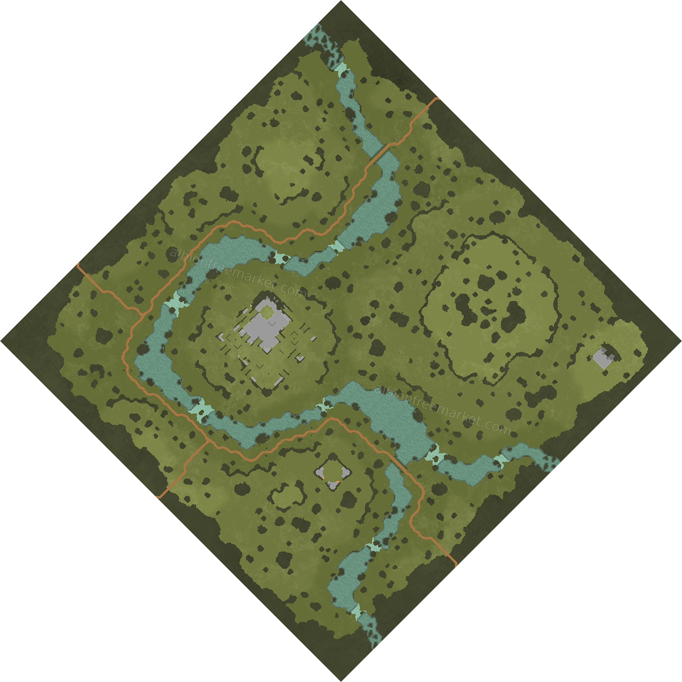 Murdergulch Cross Albion Online map