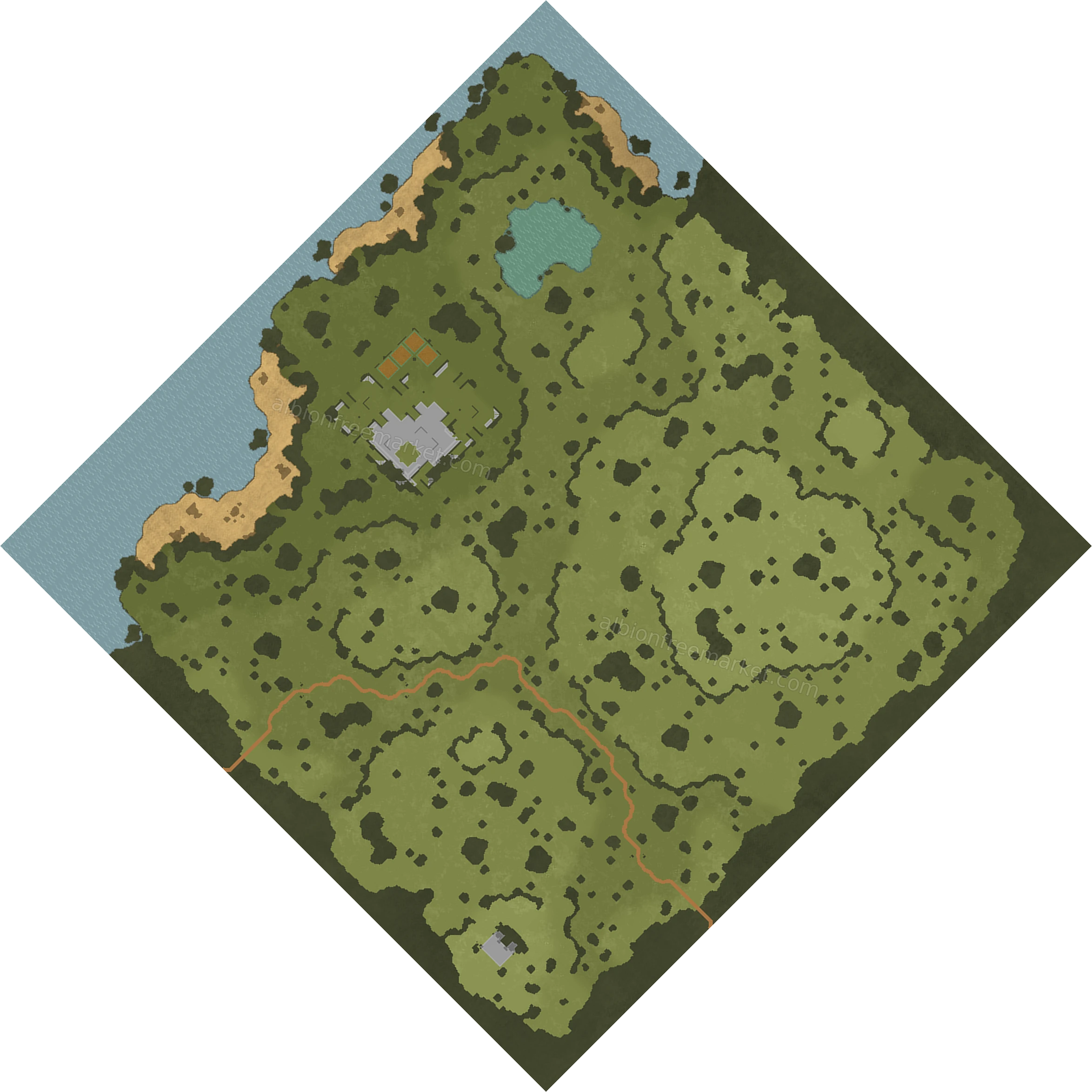Braemore Upland Albion Online map