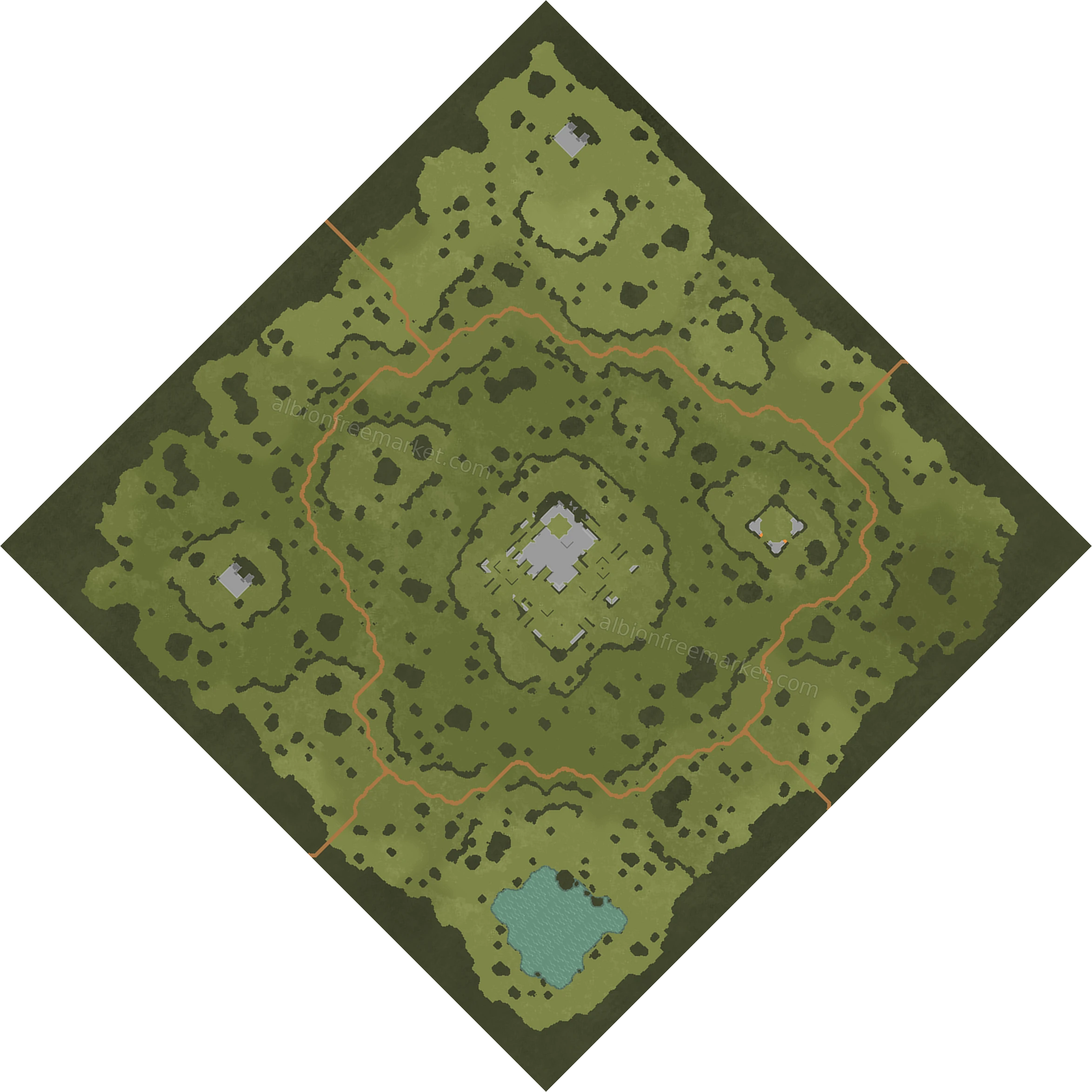 Razorrock Valley Albion Online map