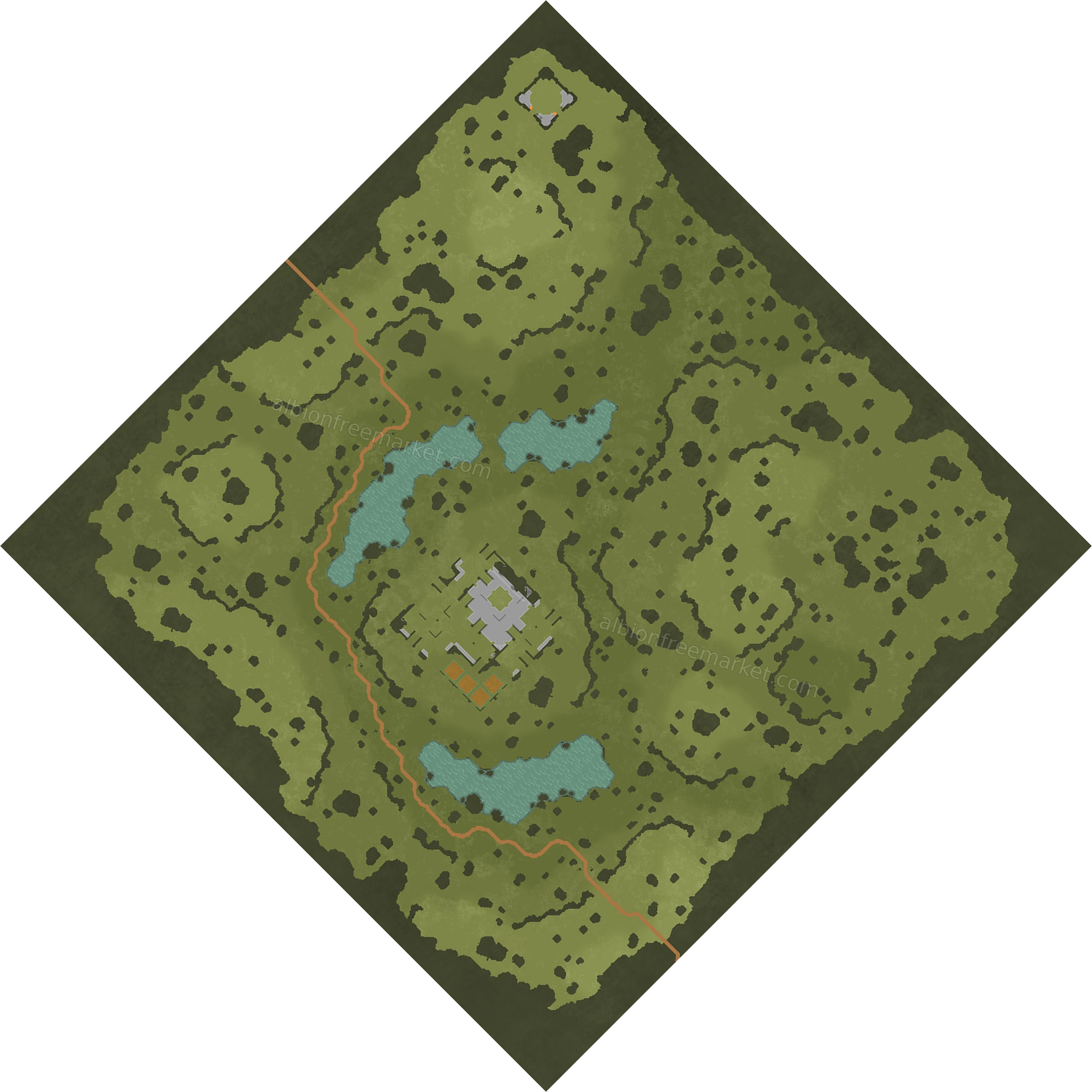 Highstone Grassland Albion Online map