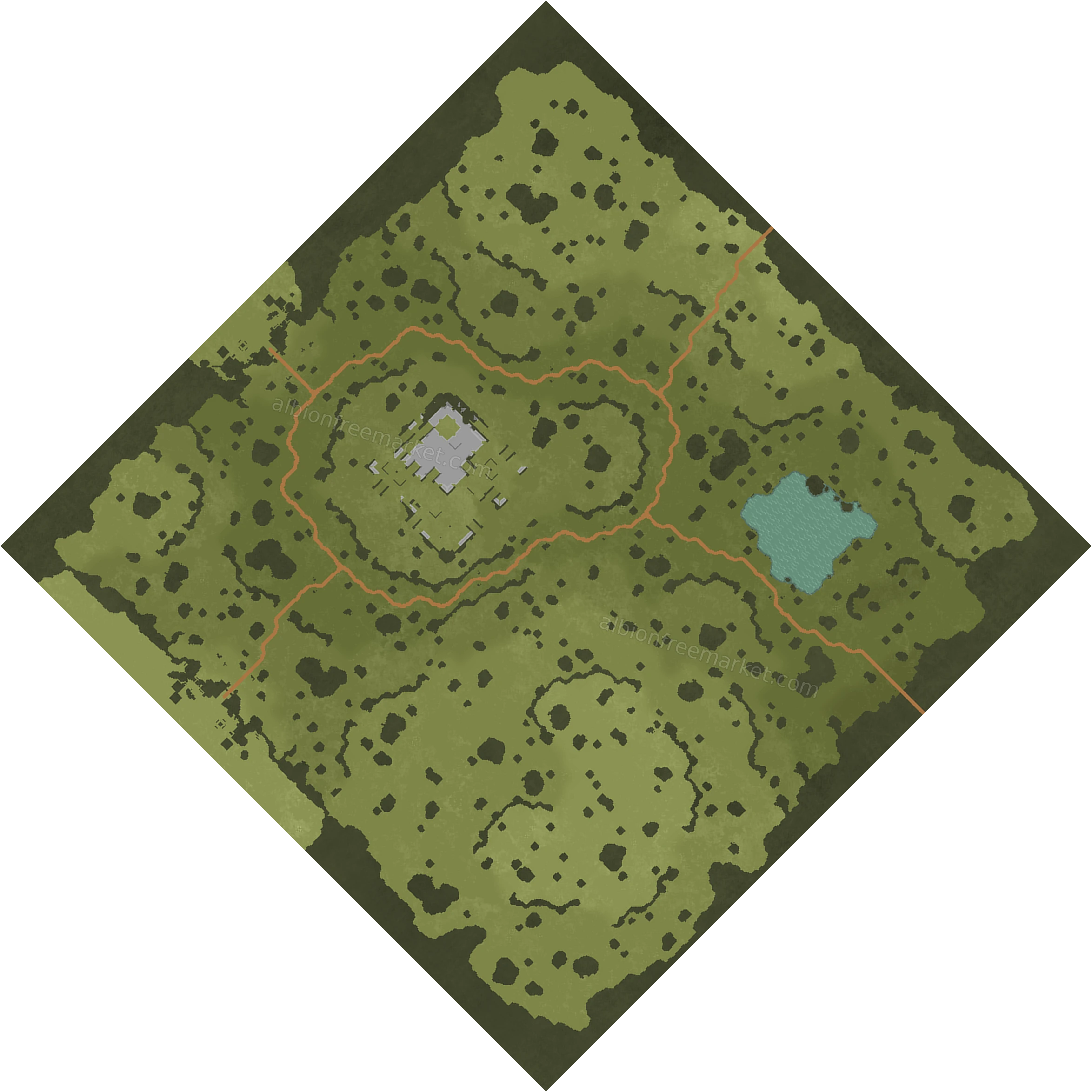 Windgrass Rill Albion Online map