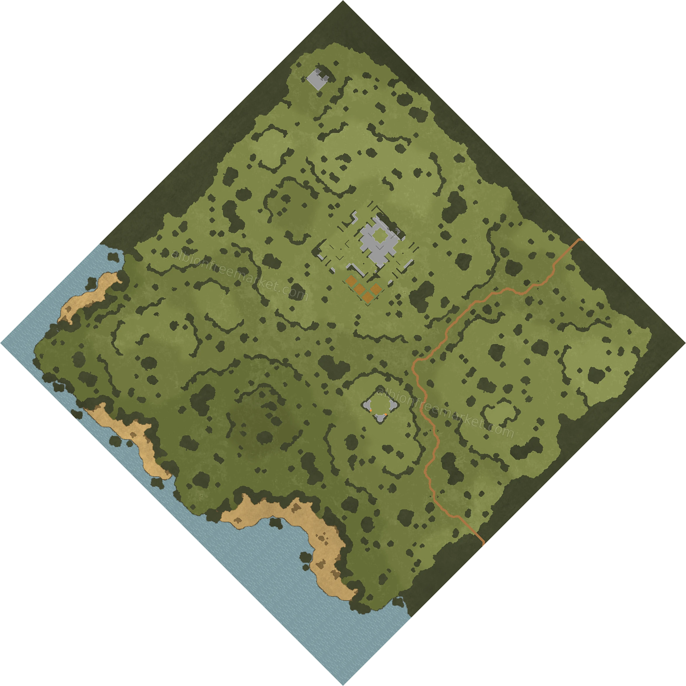 Gravemound Brim Albion Online map