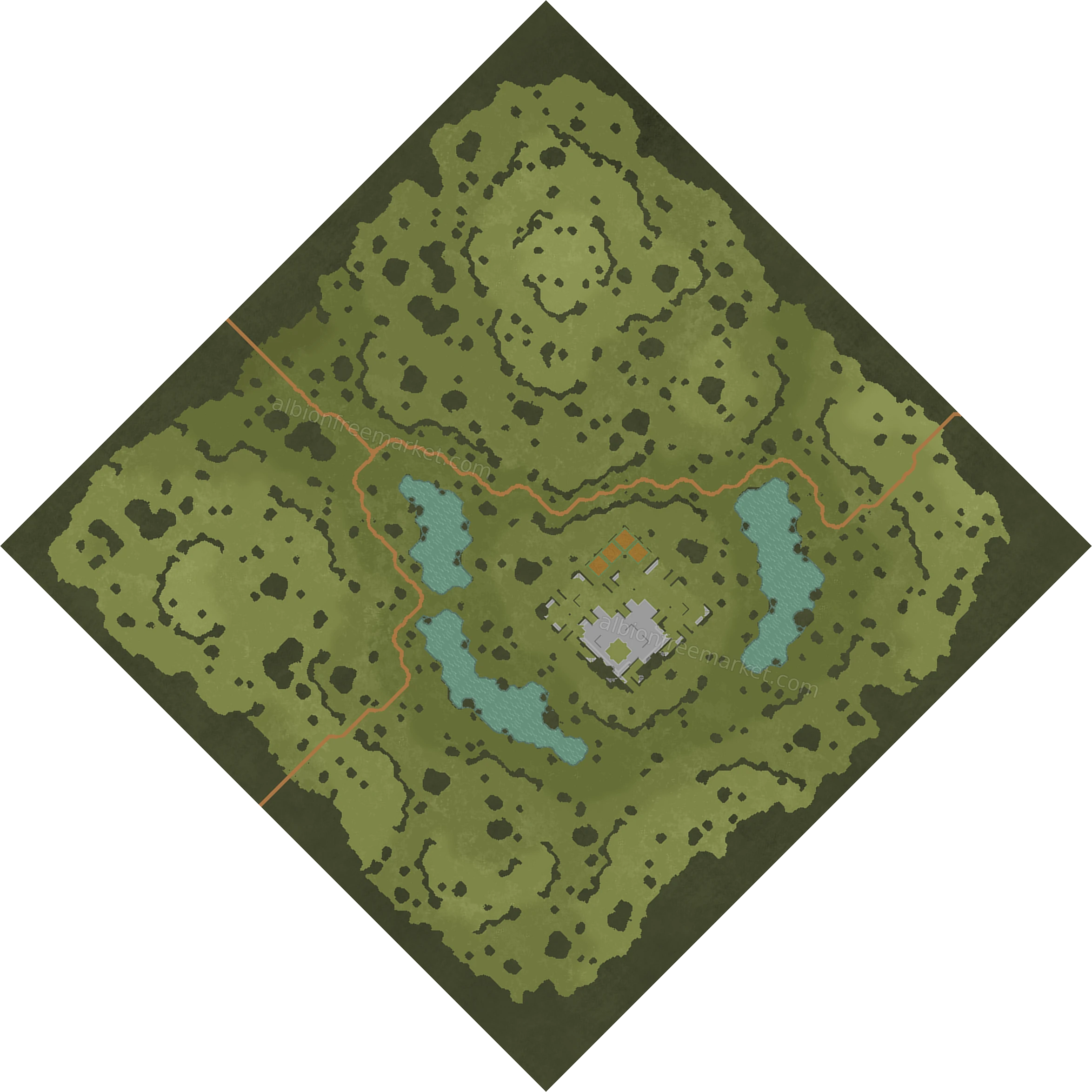 Skylake Bridge Albion Online map