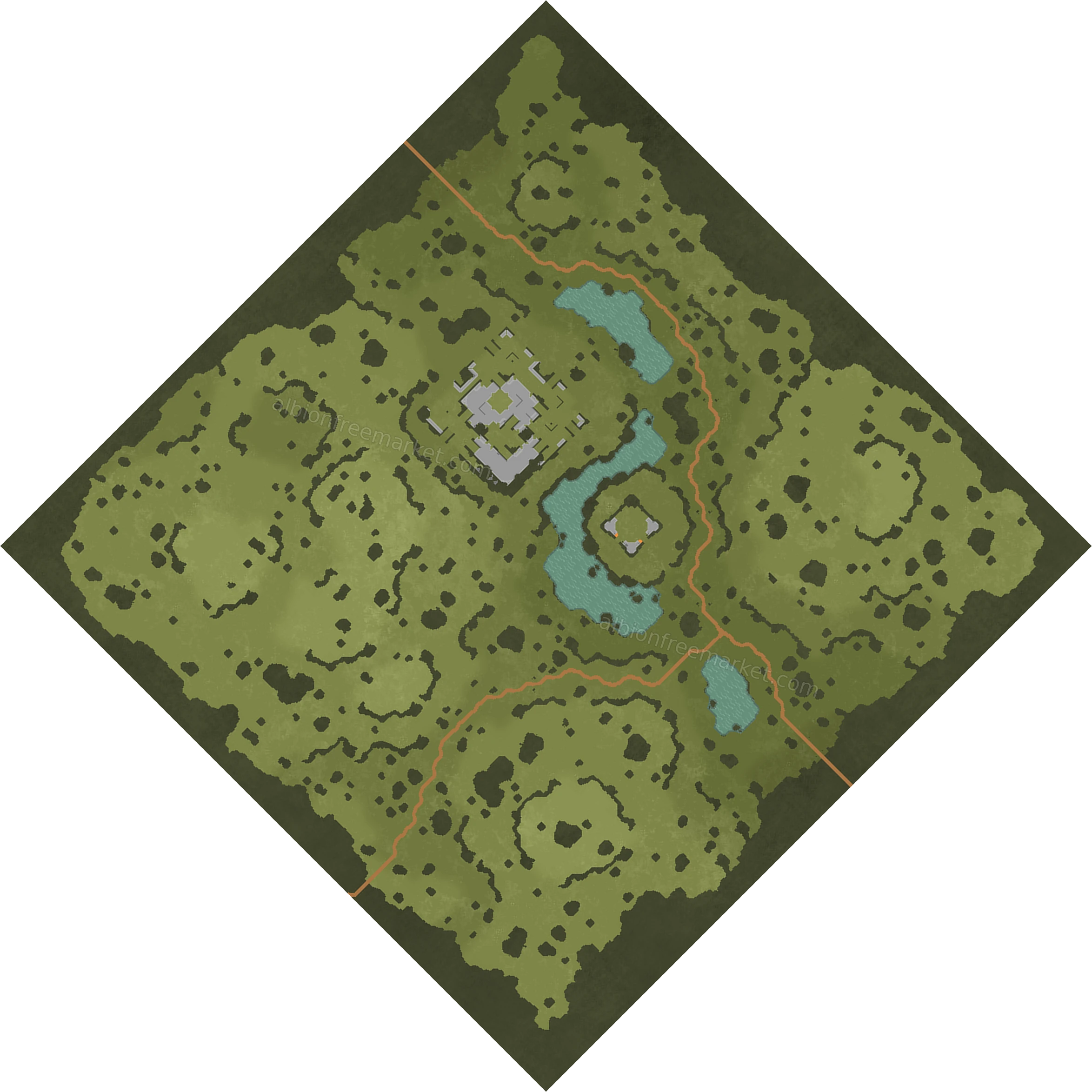 Braemore Lowland Albion Online map