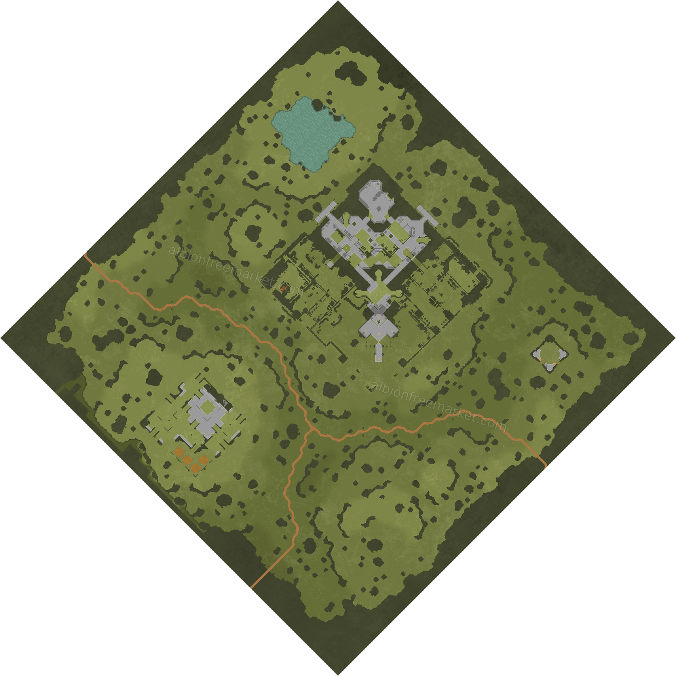 Razorrock Edge Albion Online map