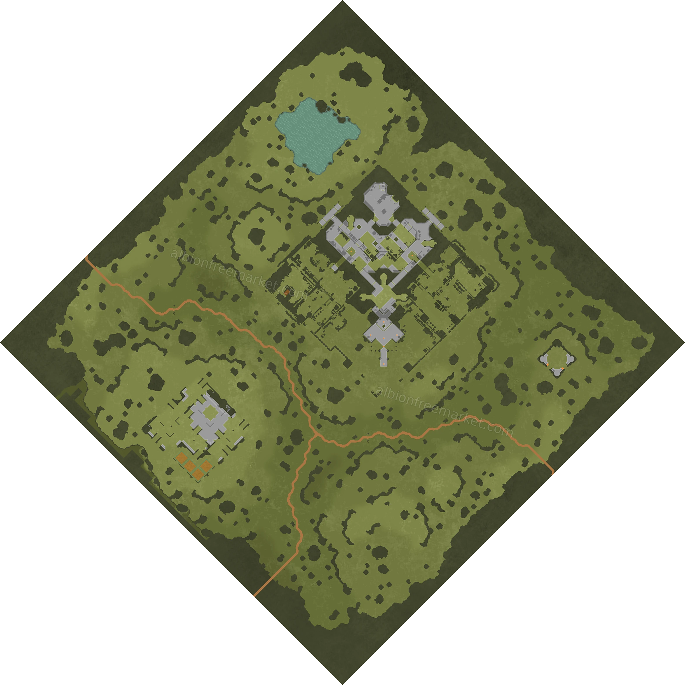 Razorrock Edge Albion Online map