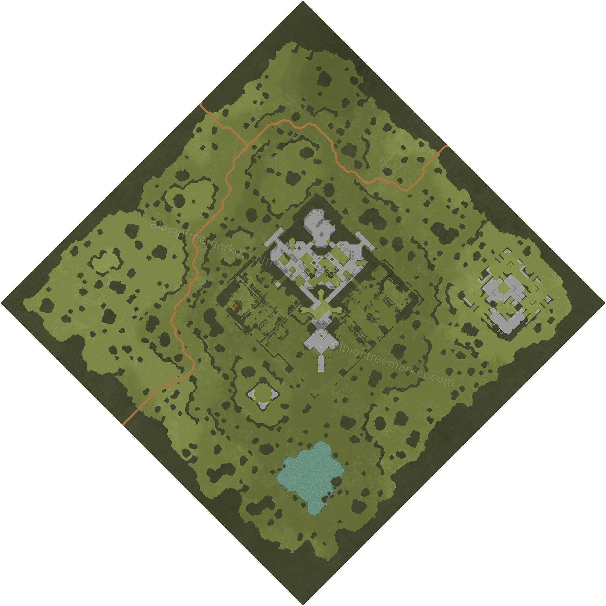 Stonelake Hillock Albion Online map