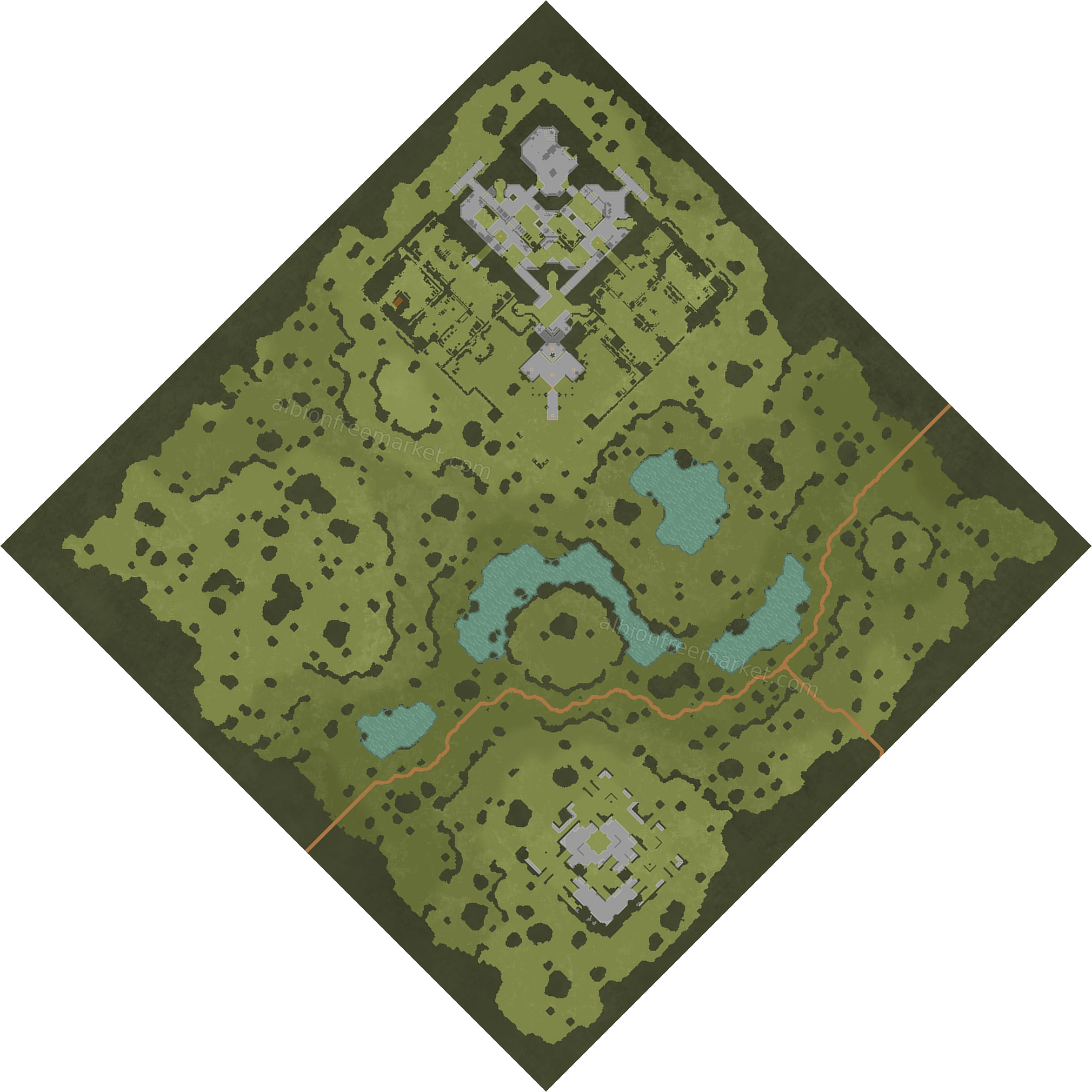 Gravemound Slope Albion Online map