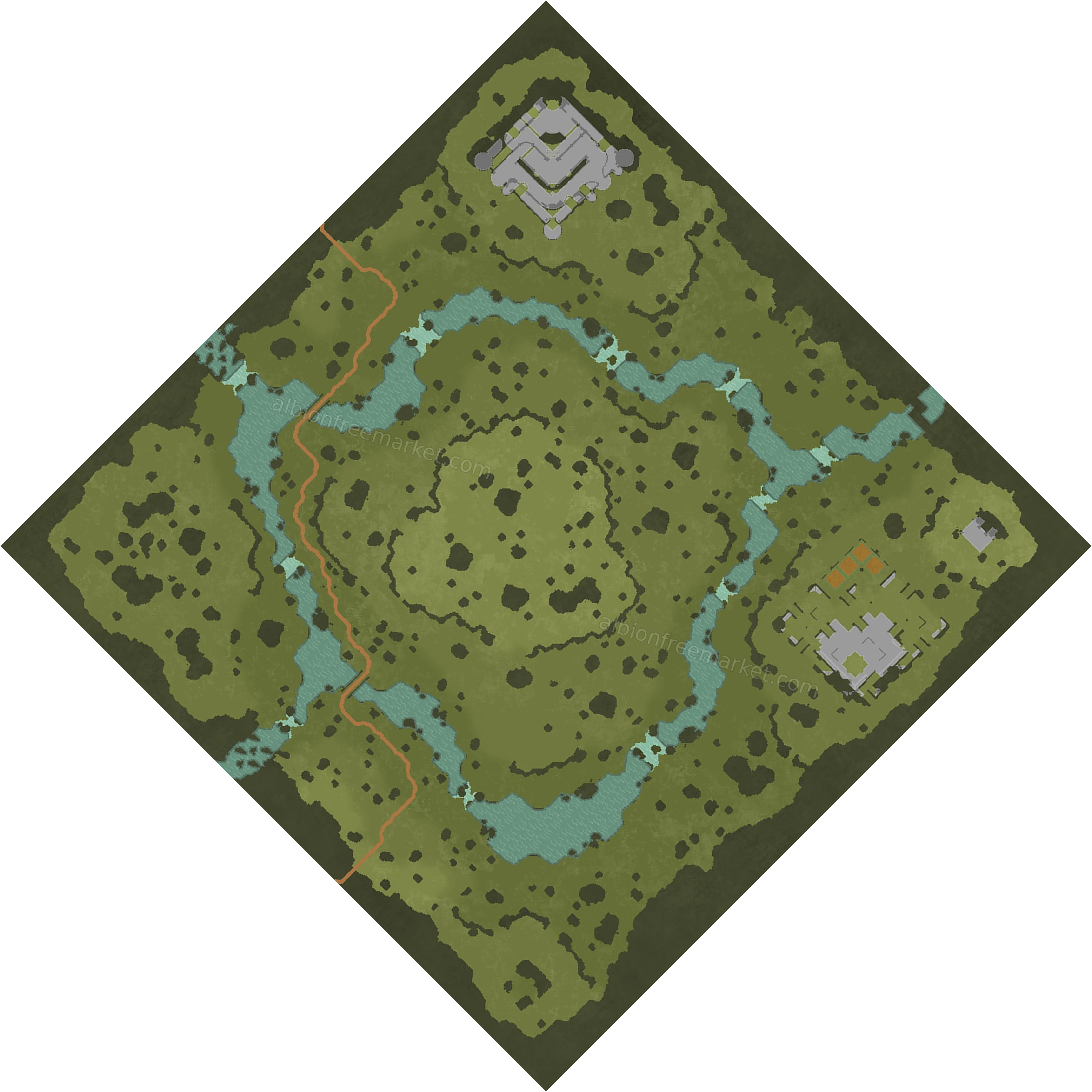 Shaleheath Steep Albion Online map