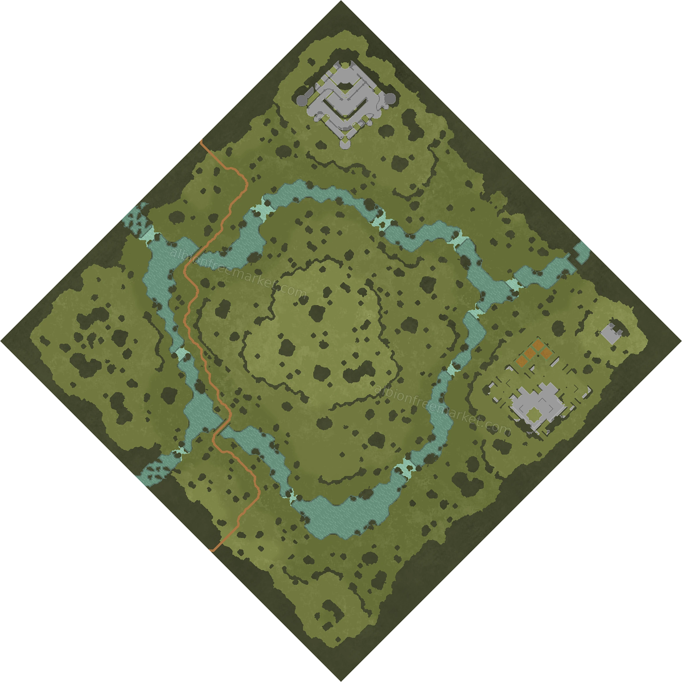 Shaleheath Steep Albion Online map