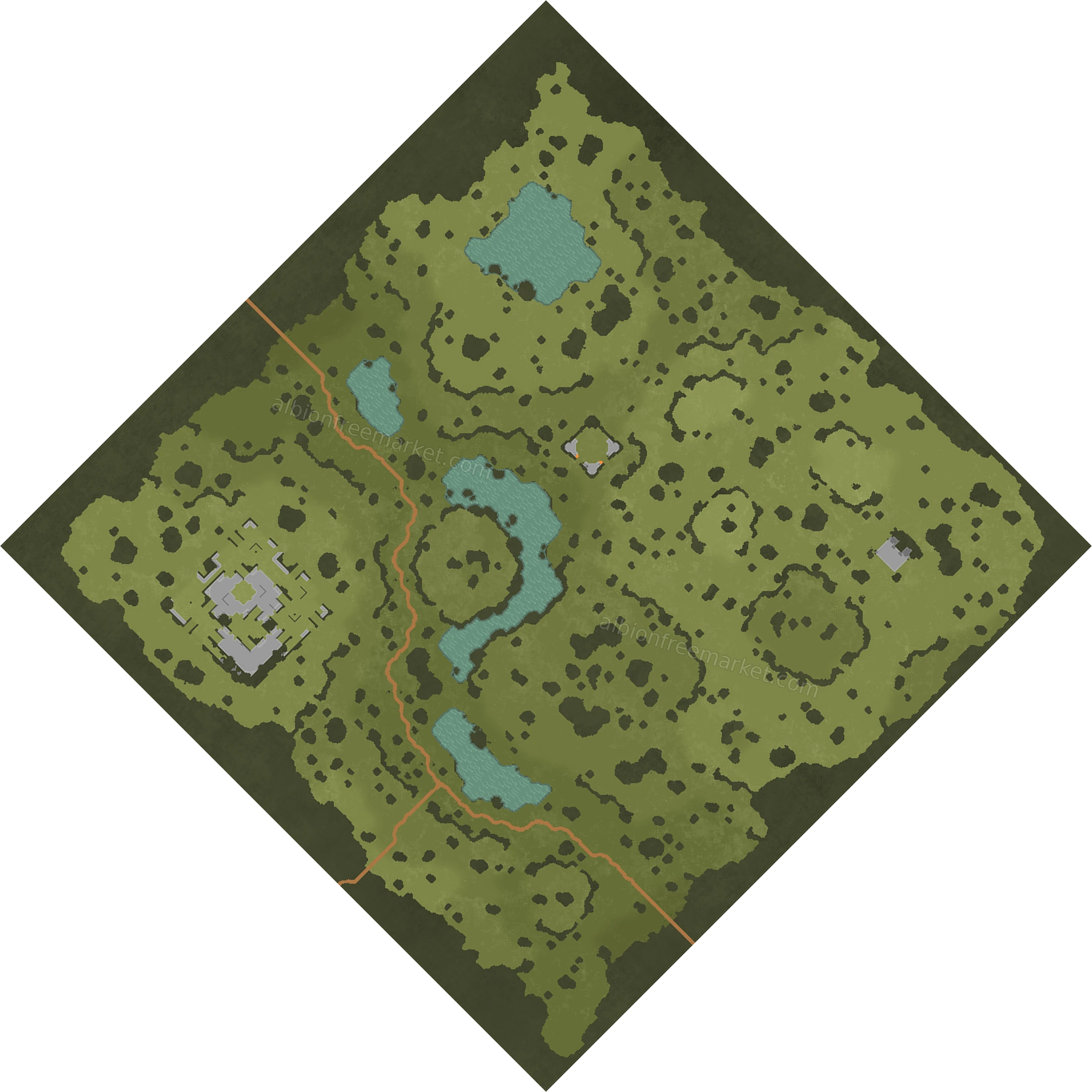 Razorrock Verge Albion Online map