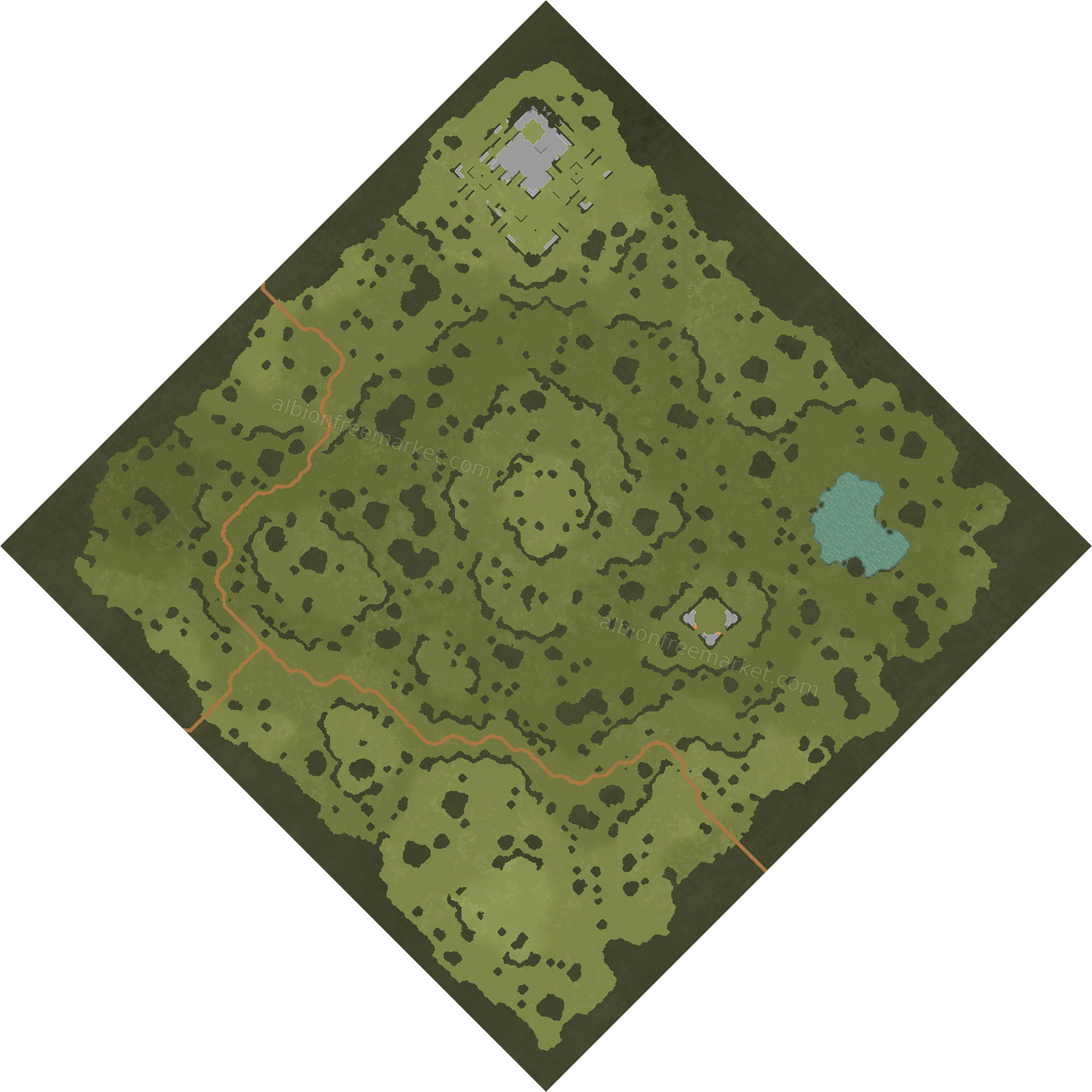 Highstone Plateau Albion Online map