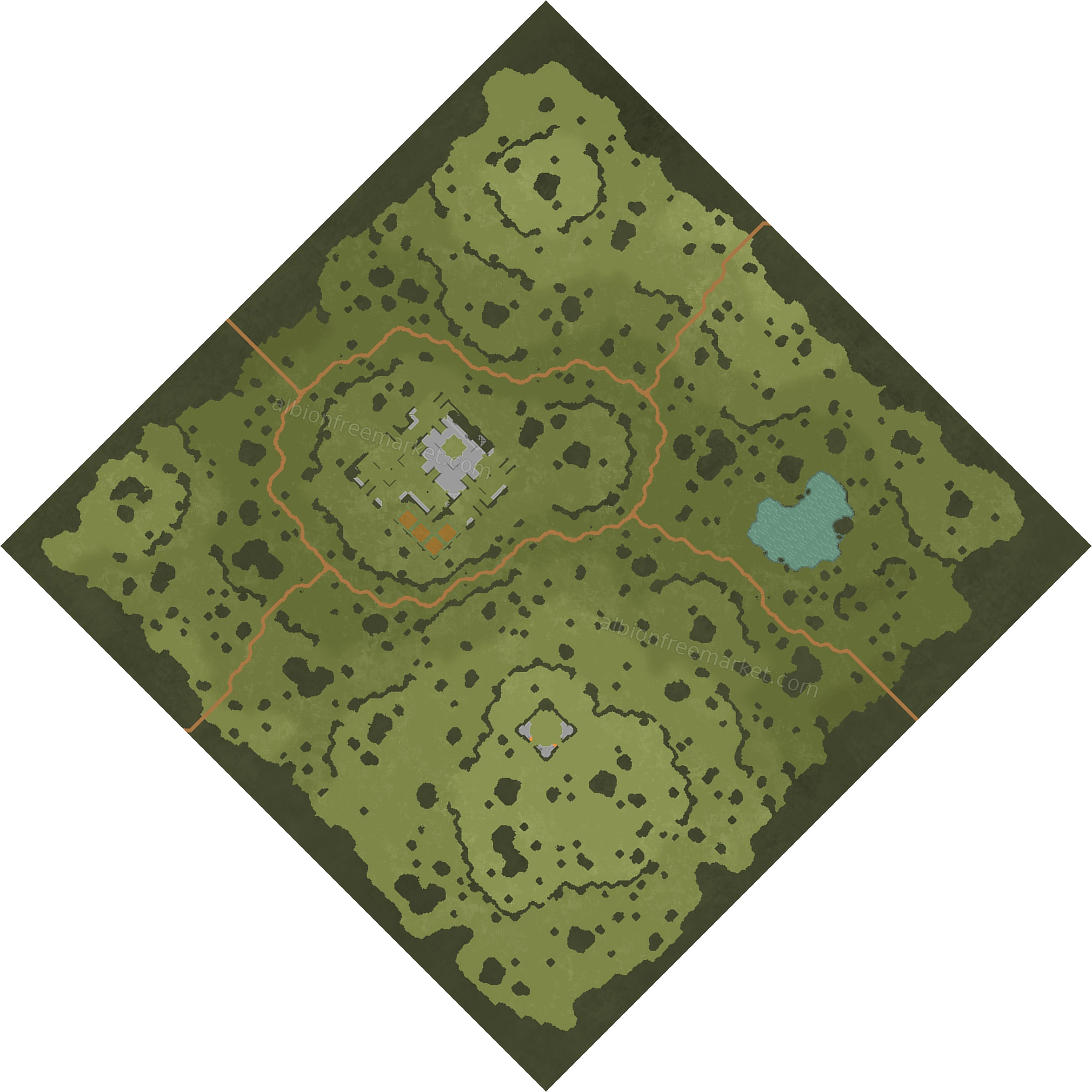 Battlebrae Meadow Albion Online map