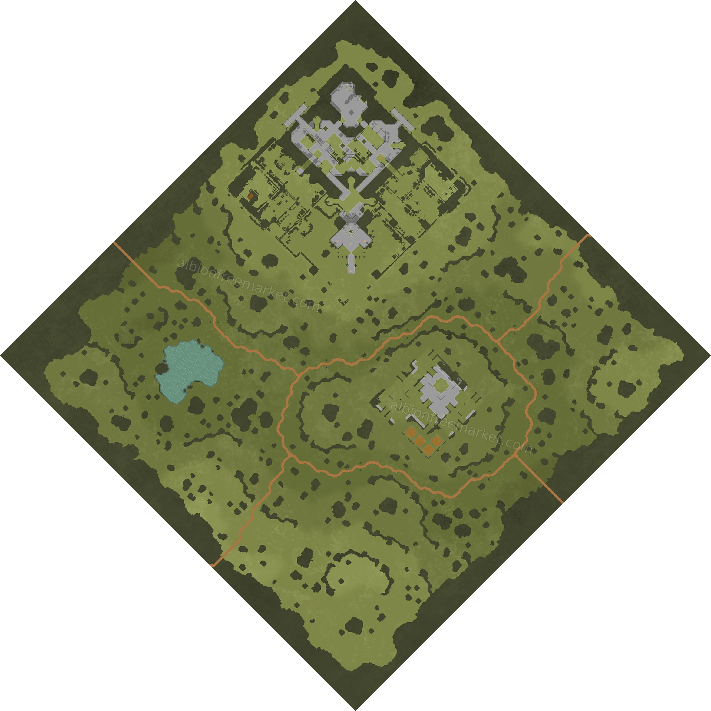 Murdergulch Divide Albion Online map
