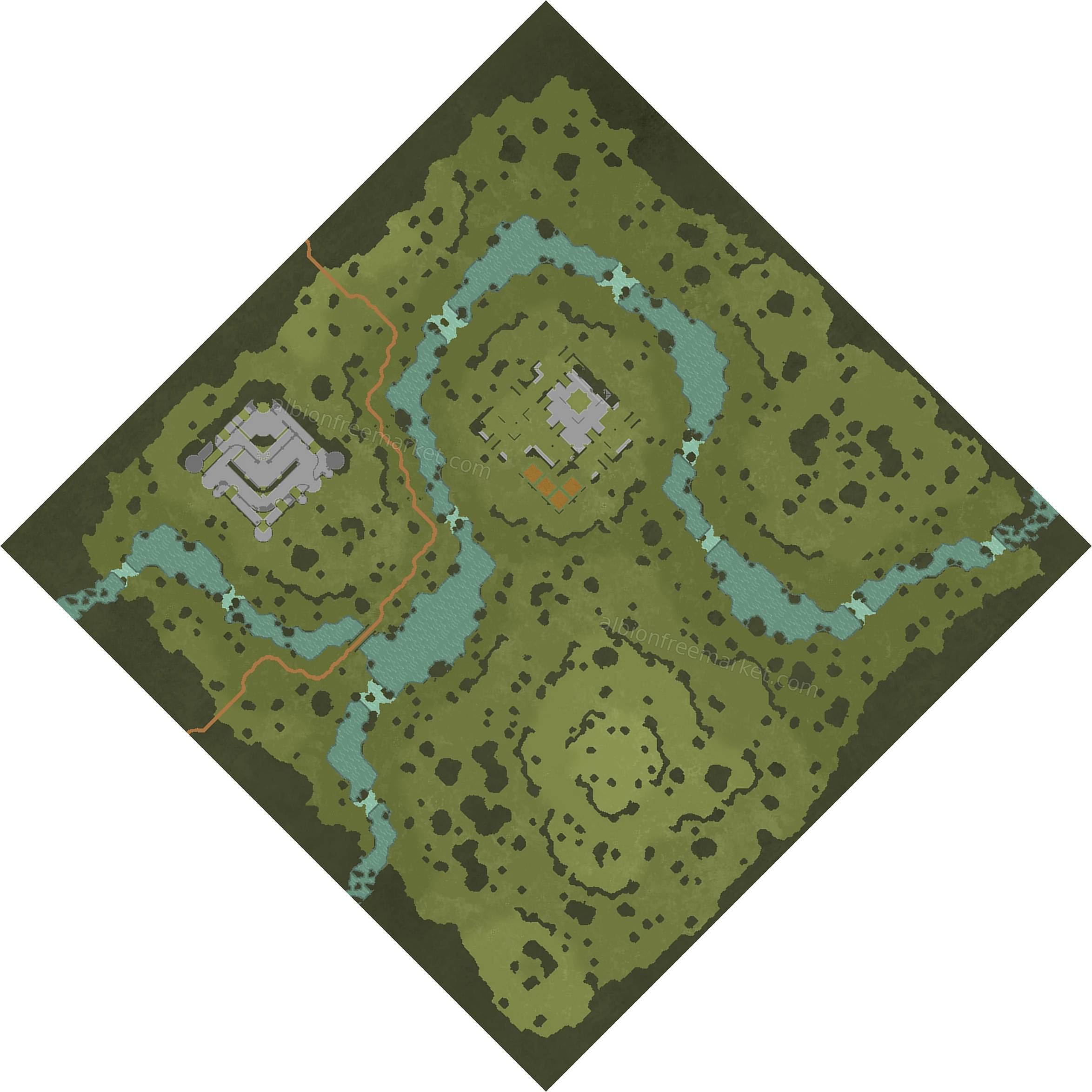 Murdergulch Ravine Albion Online map