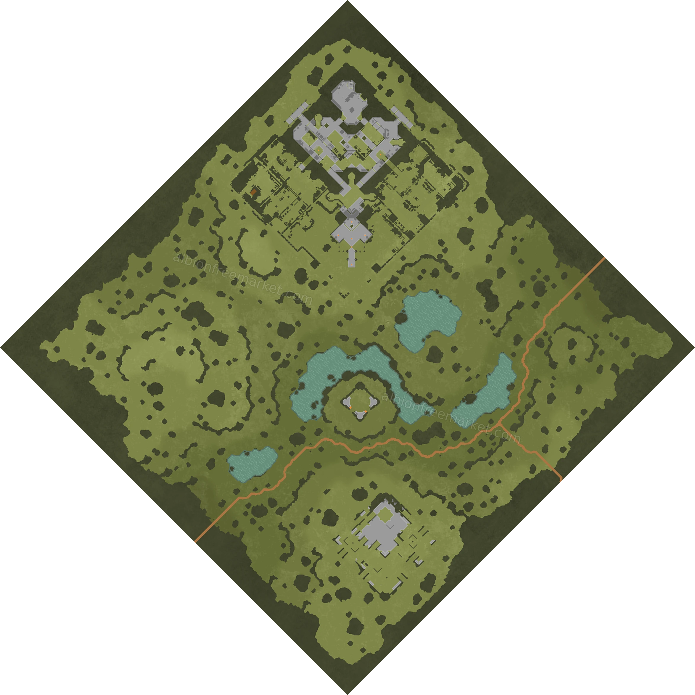 Razorrock Gulch Albion Online map