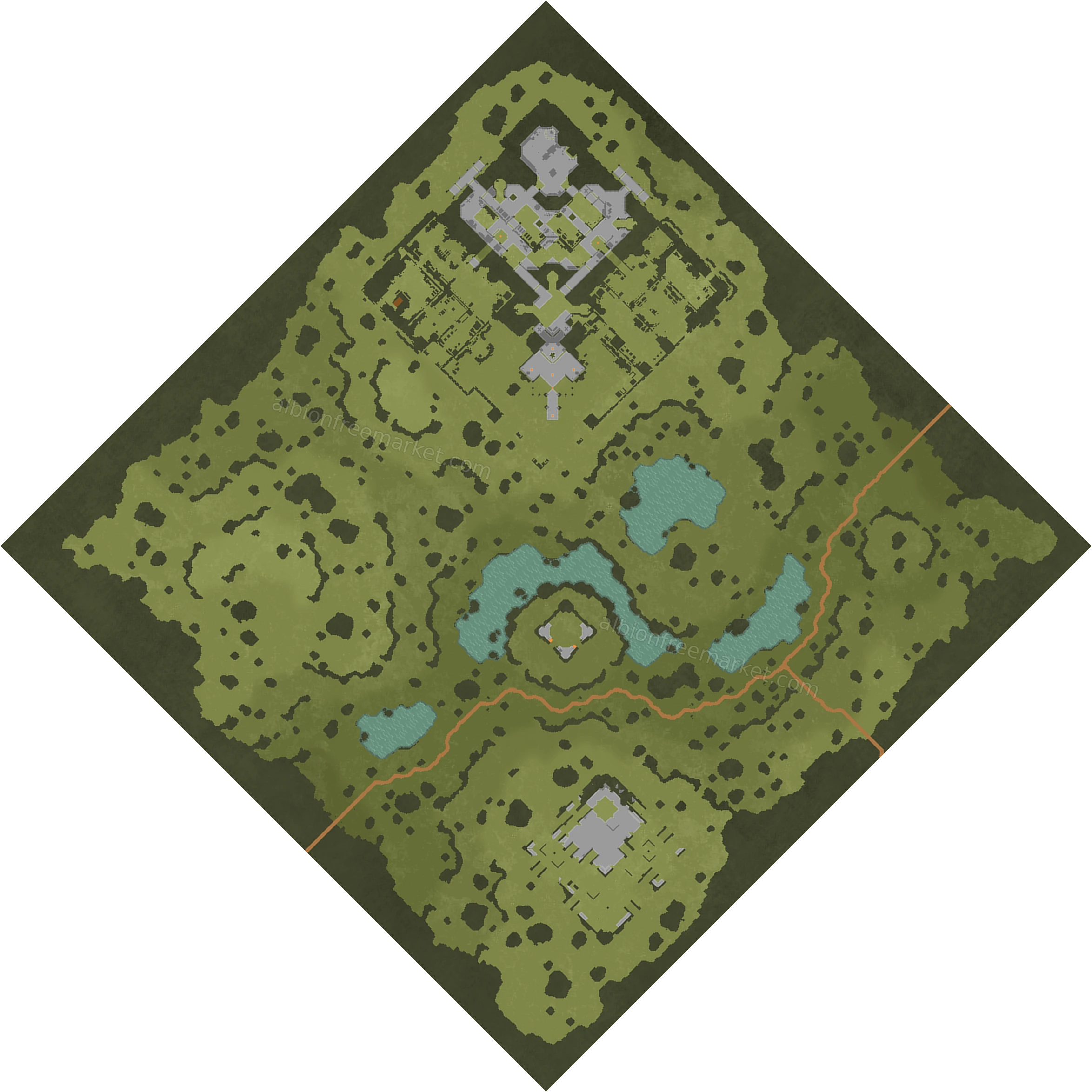 Razorrock Gulch Albion Online map
