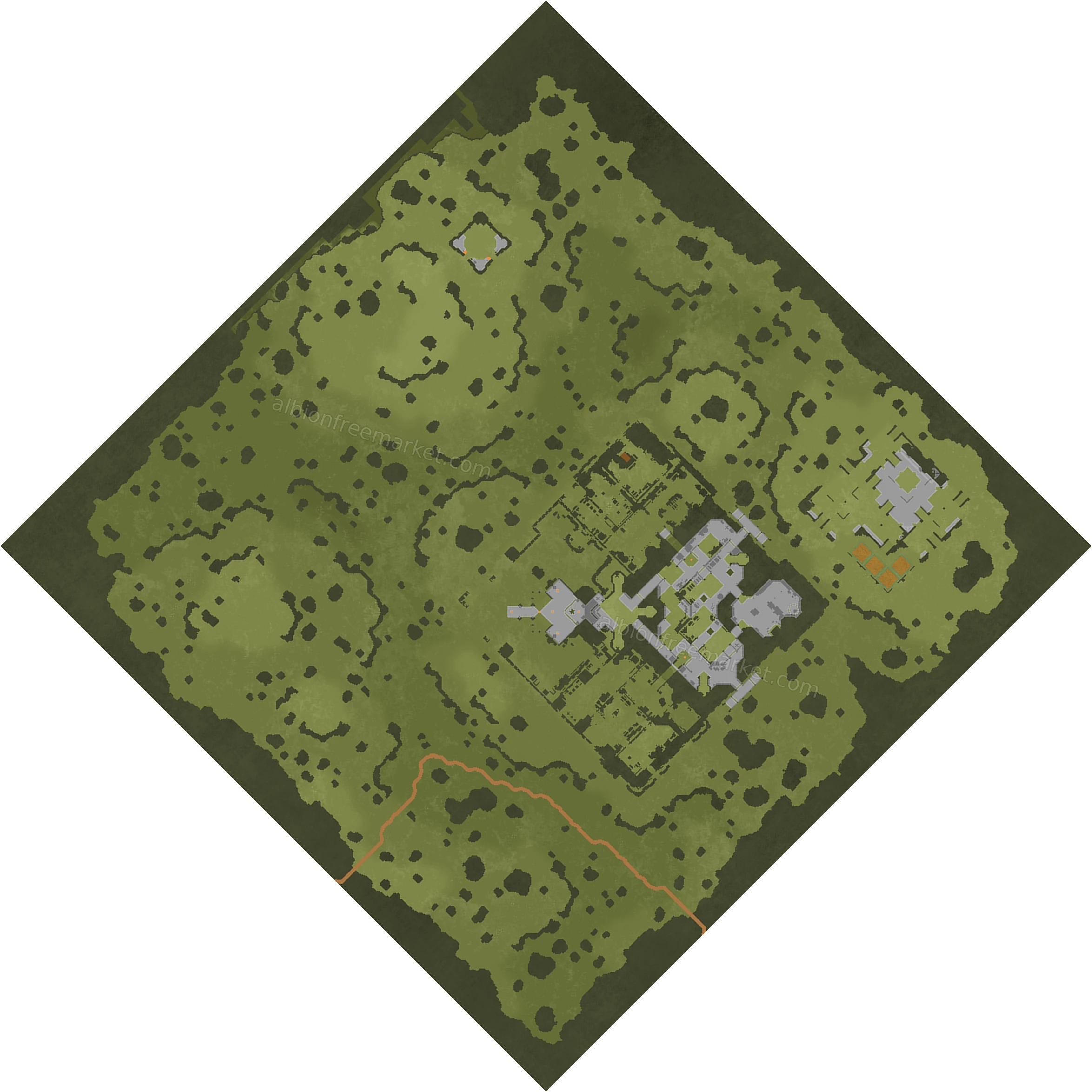 Stonemouth Southbluff Albion Online map