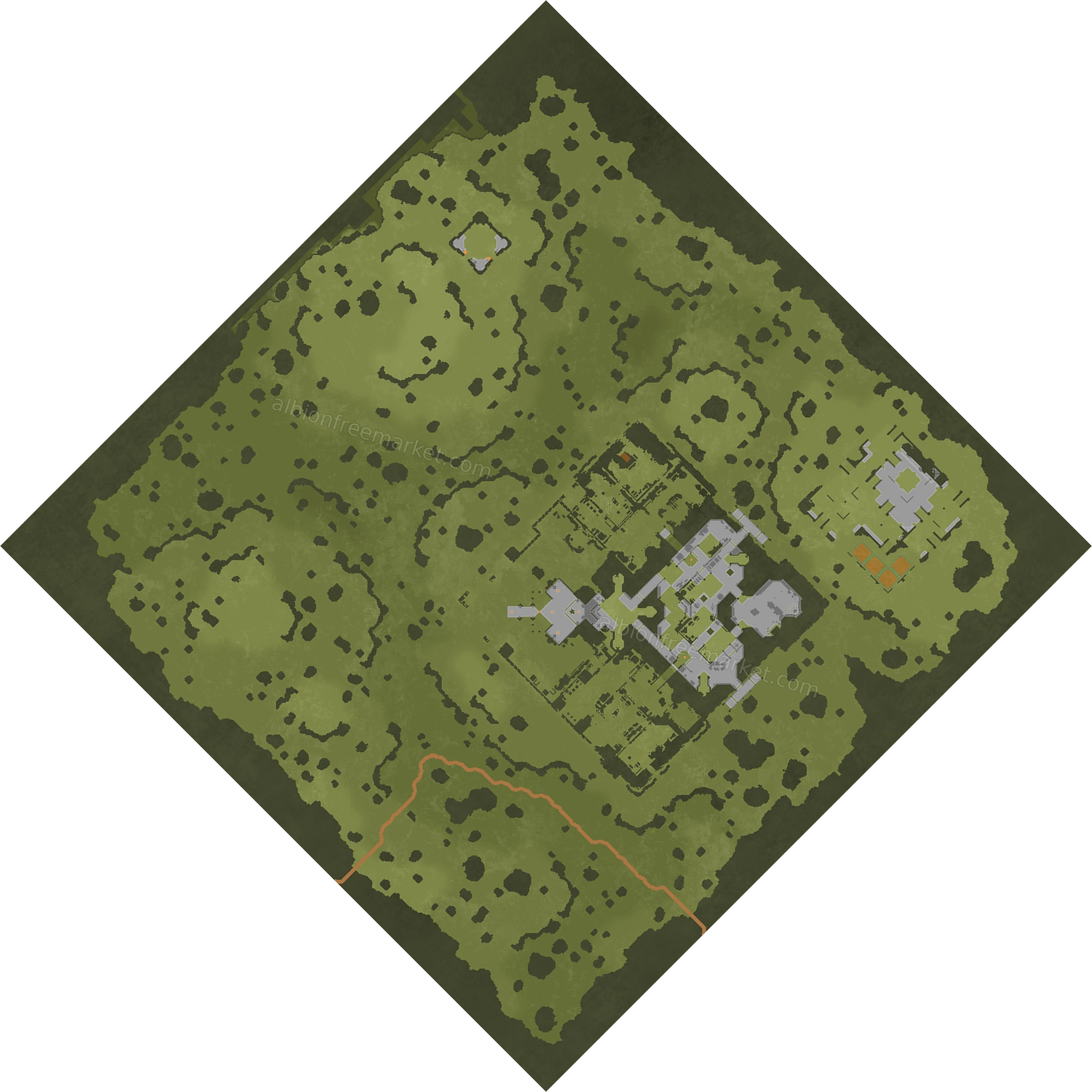 Stonemouth Southbluff Albion Online map