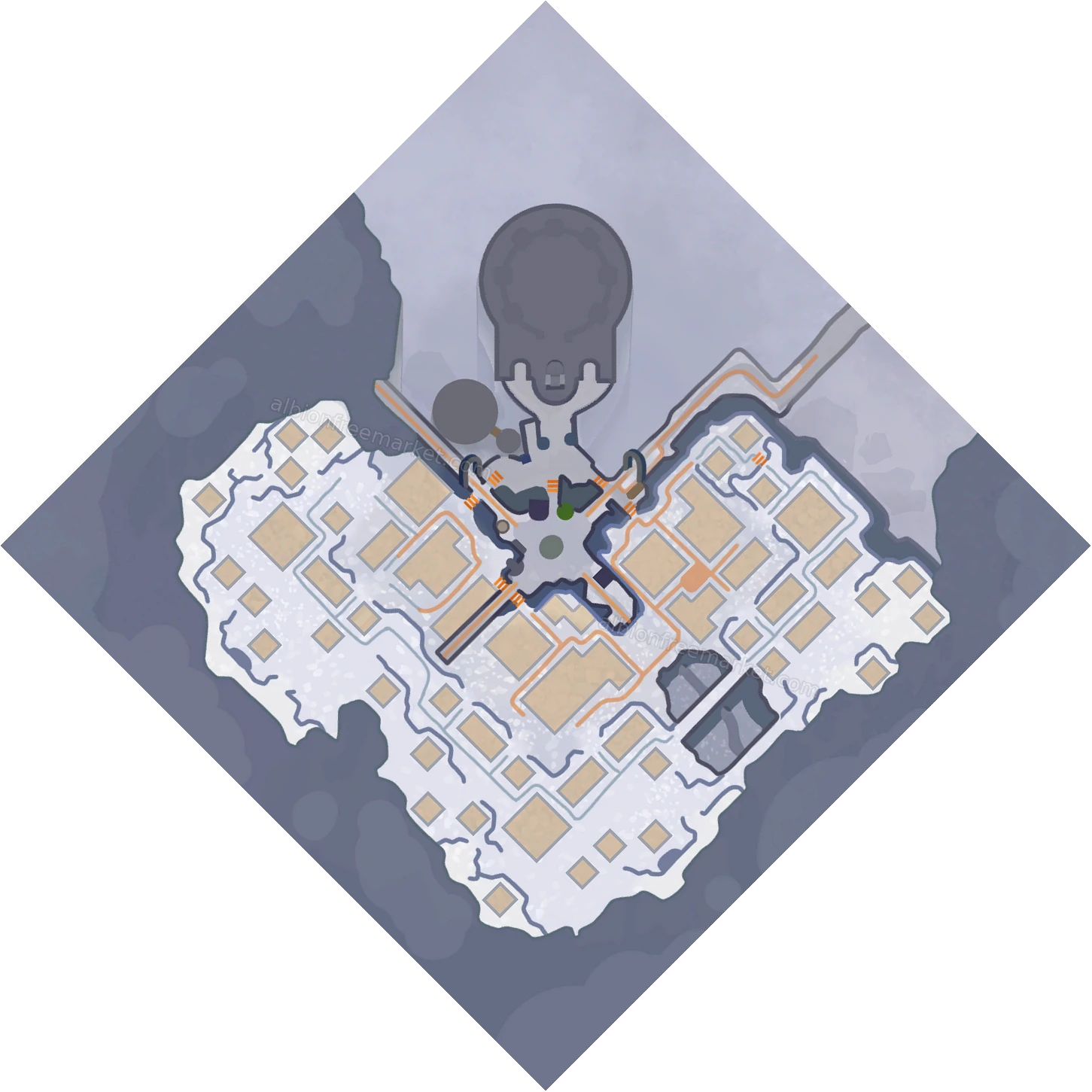Fort Sterling Albion Online map