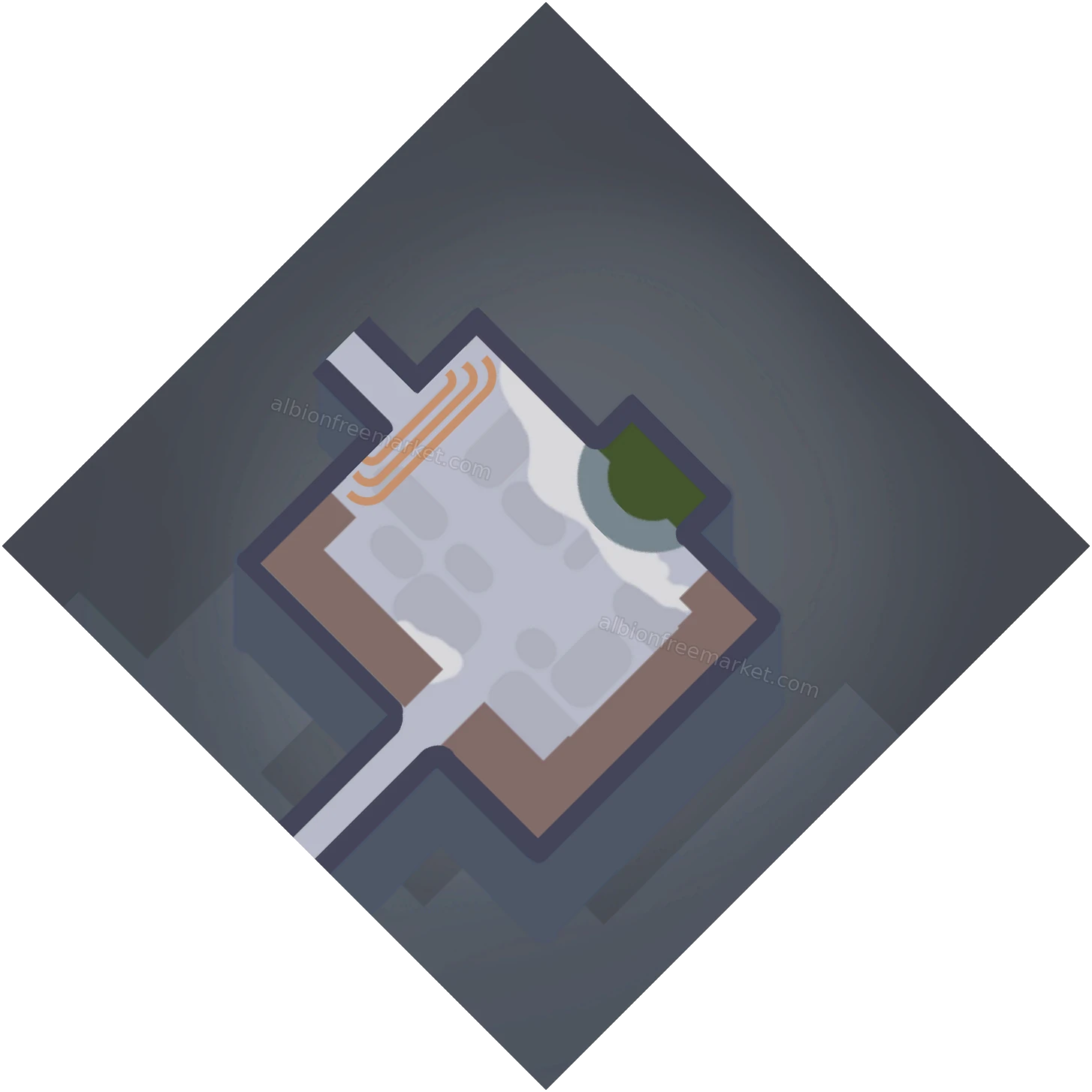 Fort Sterling Market Albion Online map