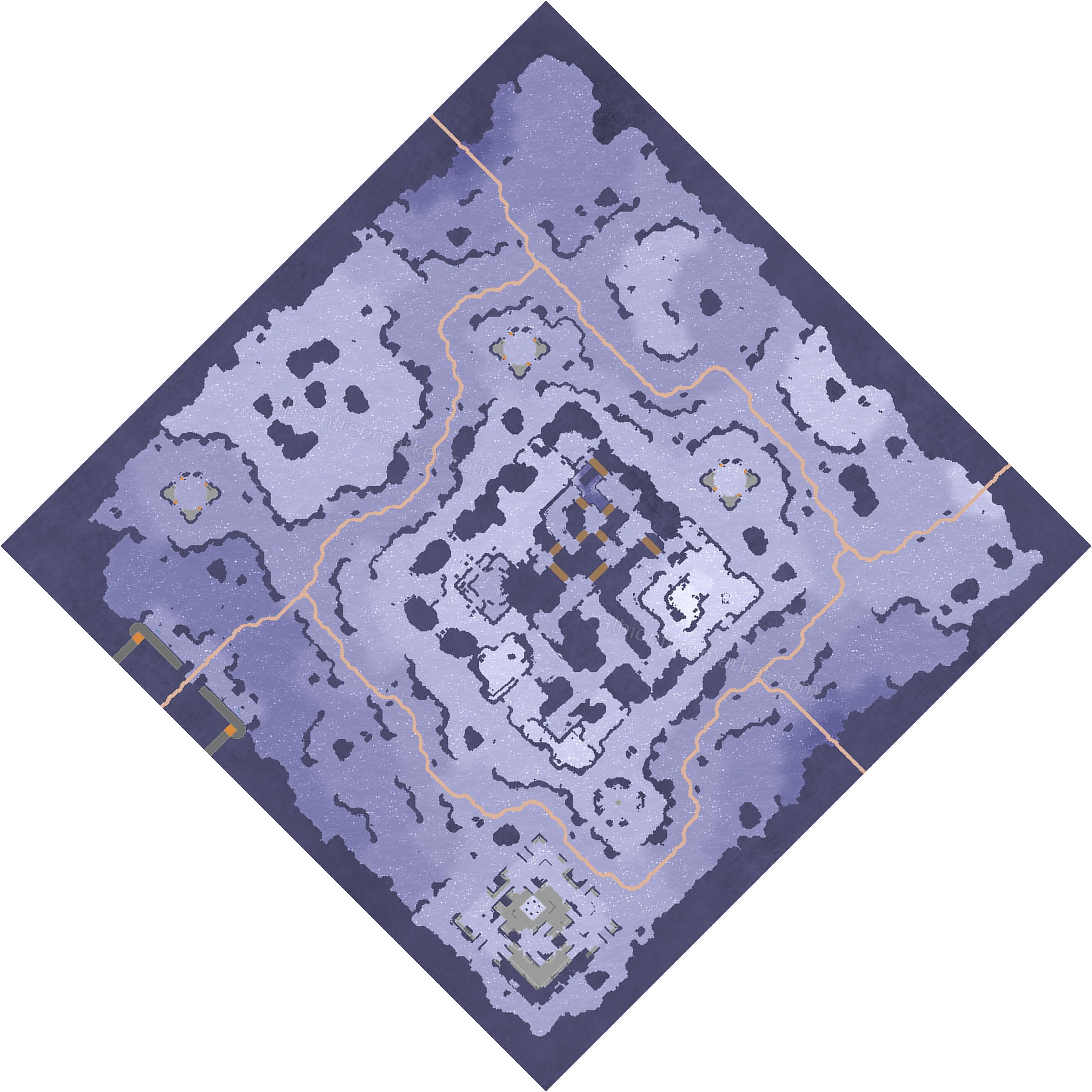 Tharcal Fissure Albion Online map