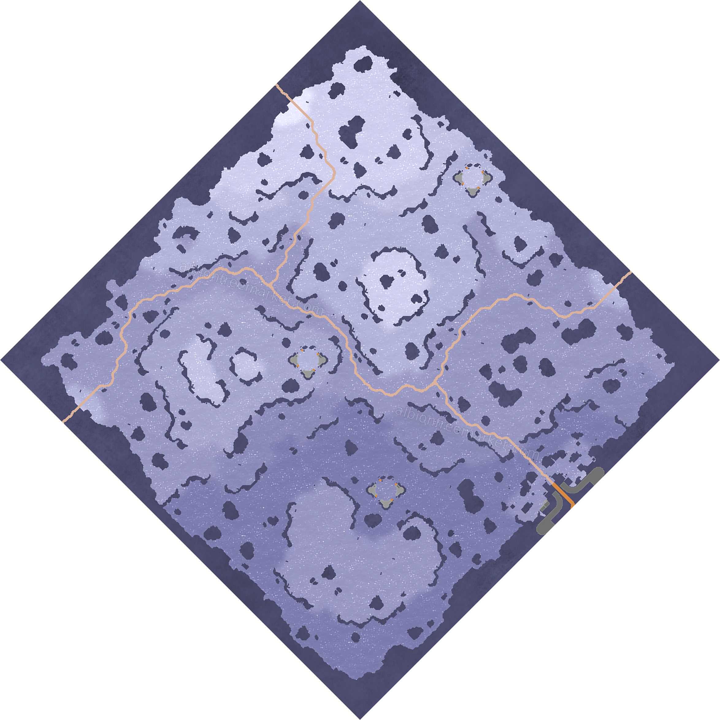Pen Gent Albion Online map
