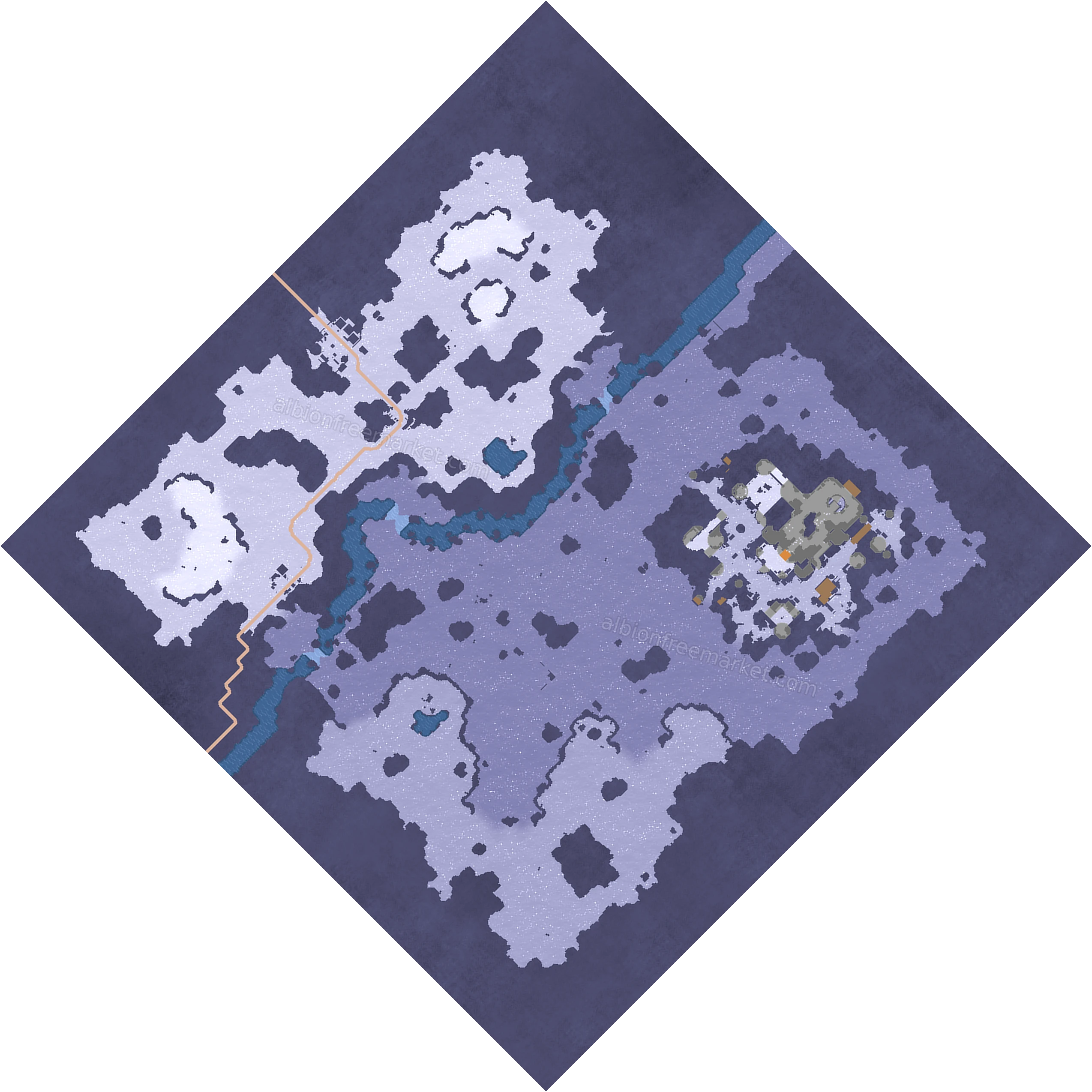 Gwan Gorge Albion Online map