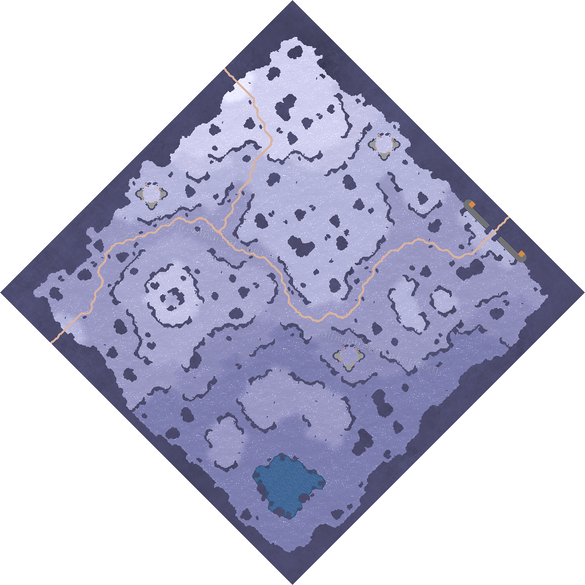 Creag Garr Albion Online map
